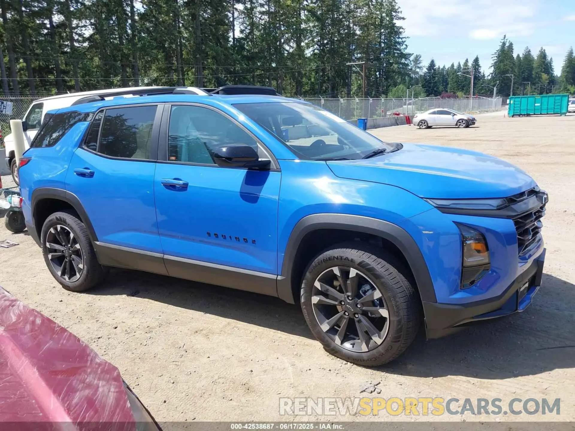 14 fotografías del automóvil dañado 3GNAXTEG3SL327593 CHEVROLET EQUINOX 2025
