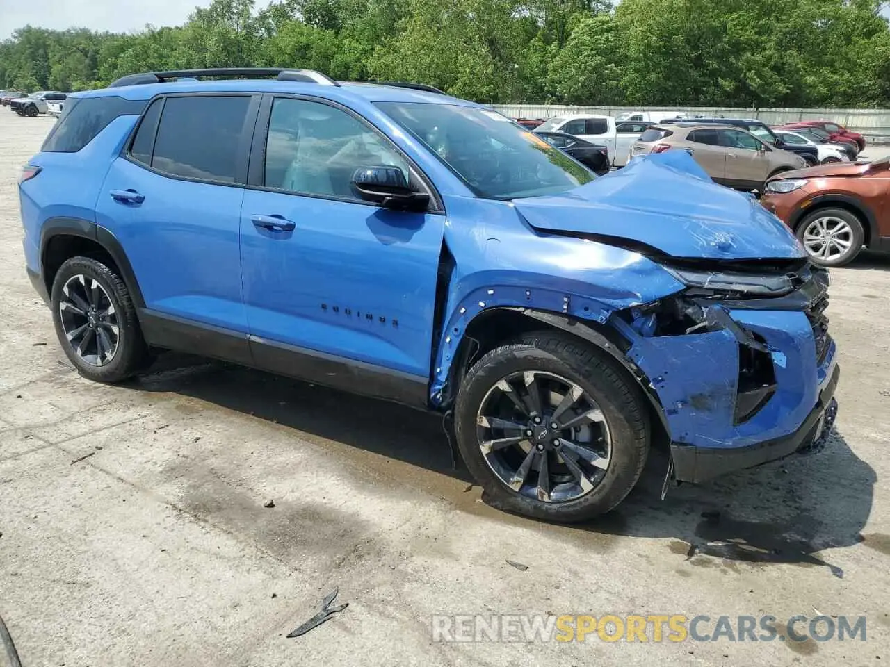 4 fotografías del automóvil dañado 3GNAXTEG7SL230896 CHEVROLET EQUINOX 2025