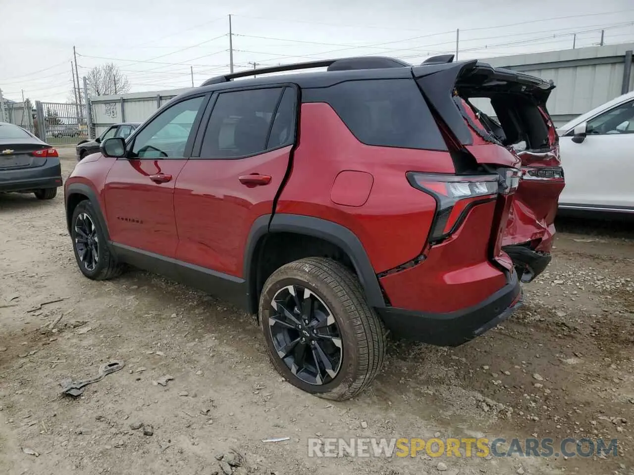 2 fotografías del automóvil dañado 3GNAXTEGXSL259454 CHEVROLET EQUINOX 2025