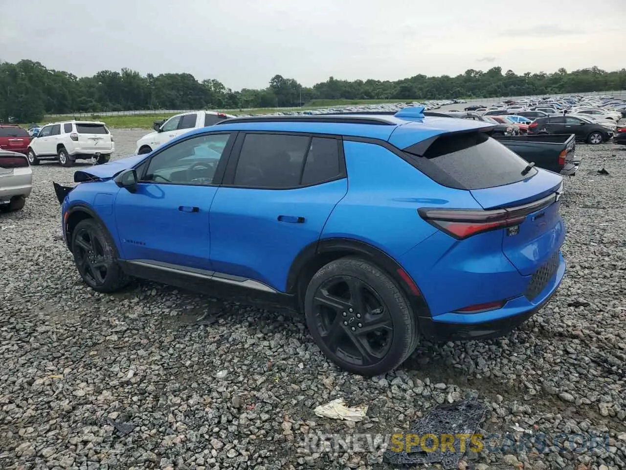 2 fotografías del automóvil dañado 3GN7DSRP7RS264084 CHEVROLET EQUINOX 2R 2024