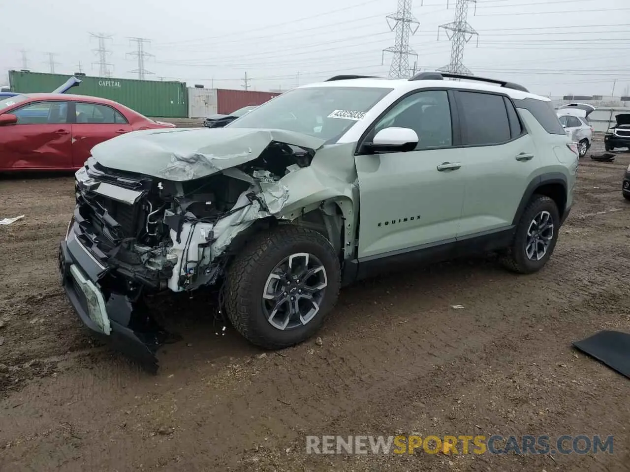 1 fotografías del automóvil dañado 3GNAXKEG1SL115785 CHEVROLET EQUINOX AC 2025