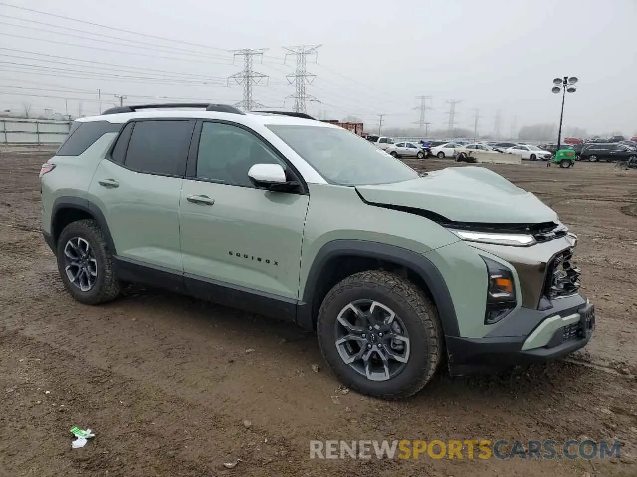 4 fotografías del automóvil dañado 3GNAXKEG1SL115785 CHEVROLET EQUINOX AC 2025
