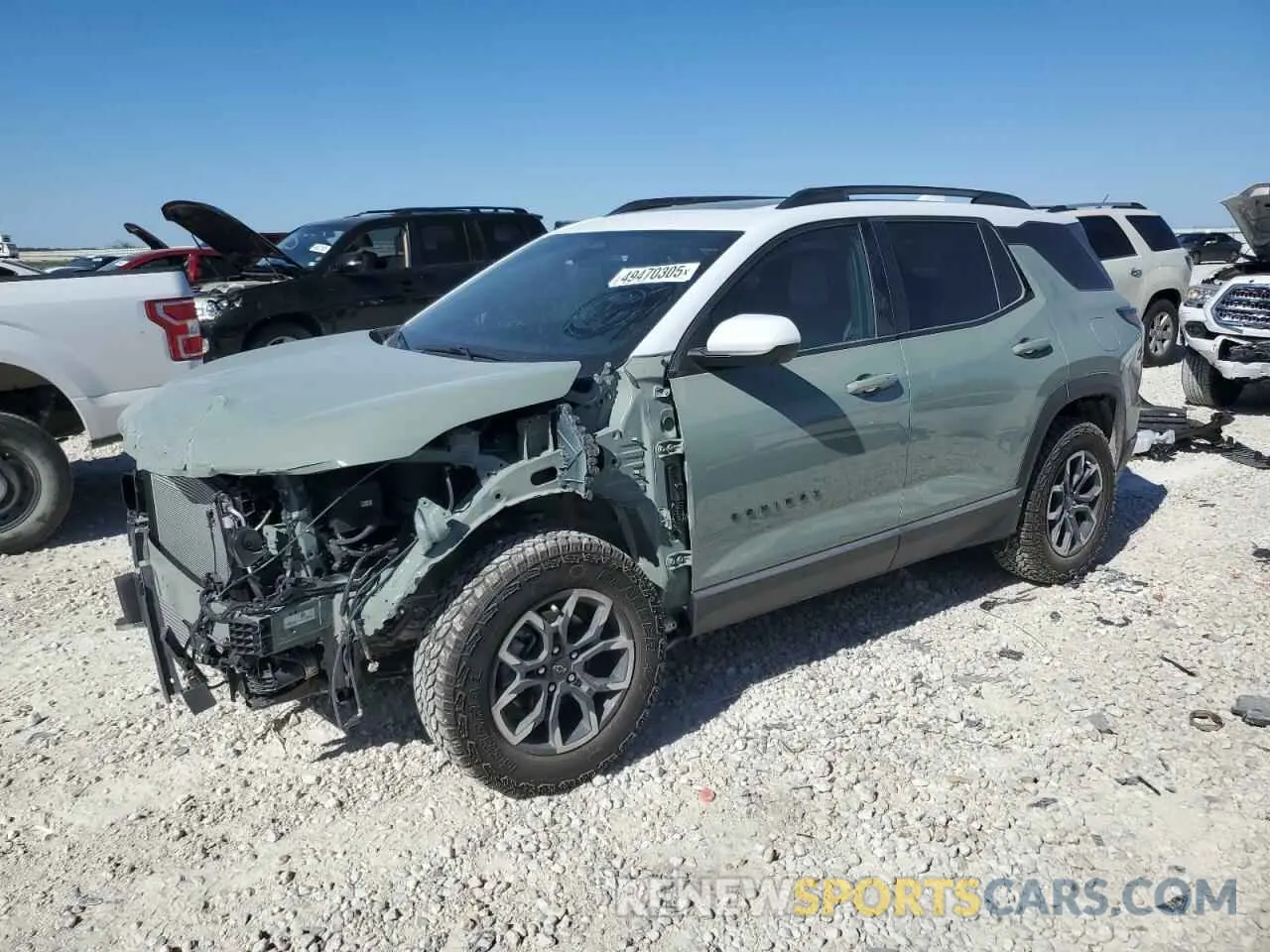1 fotografías del automóvil dañado 3GNAXSEG9SL199063 CHEVROLET EQUINOX AC 2025