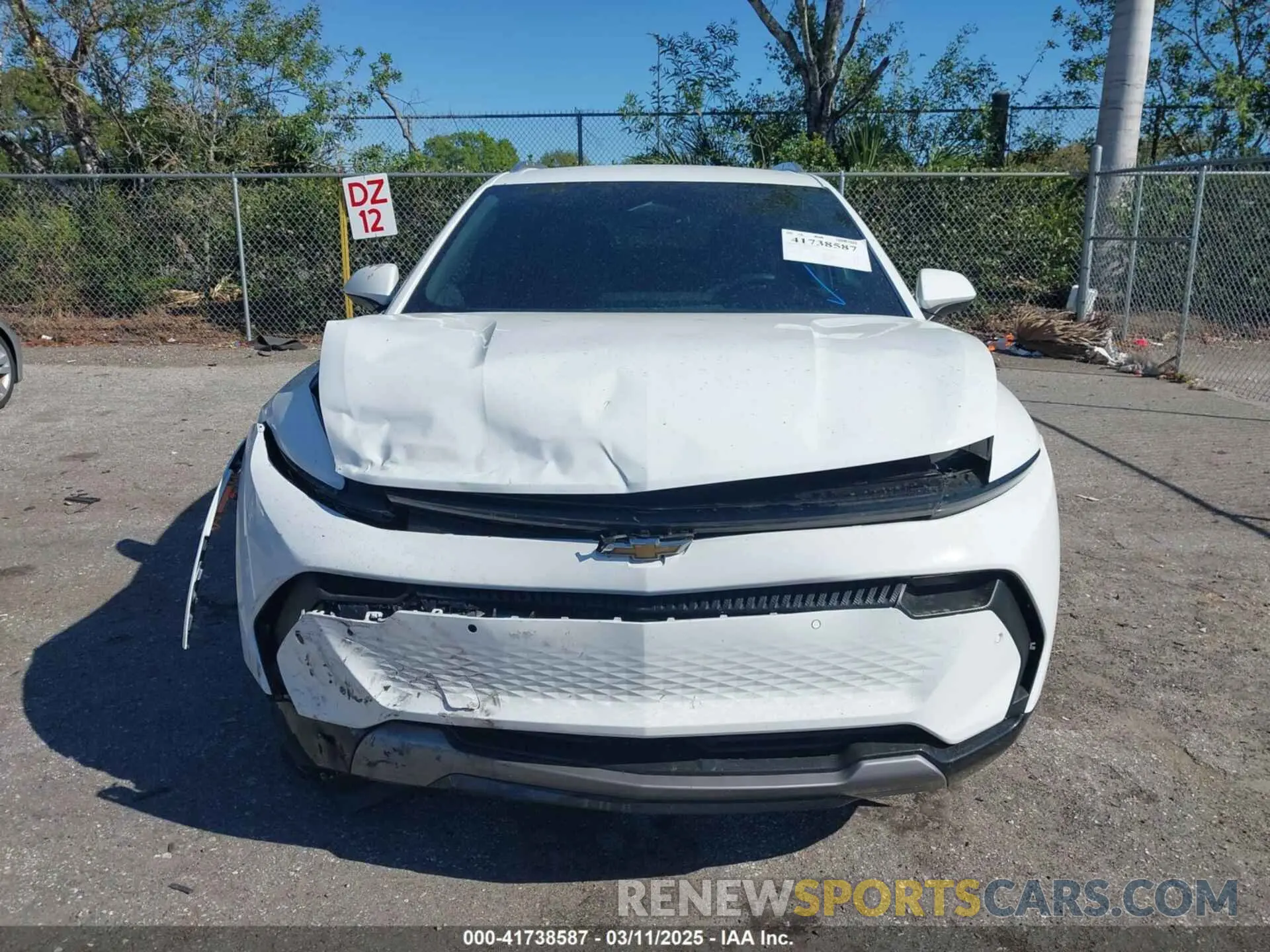 12 fotografías del automóvil dañado 3GN7DLRP5RS260069 CHEVROLET EQUINOX EV 2024