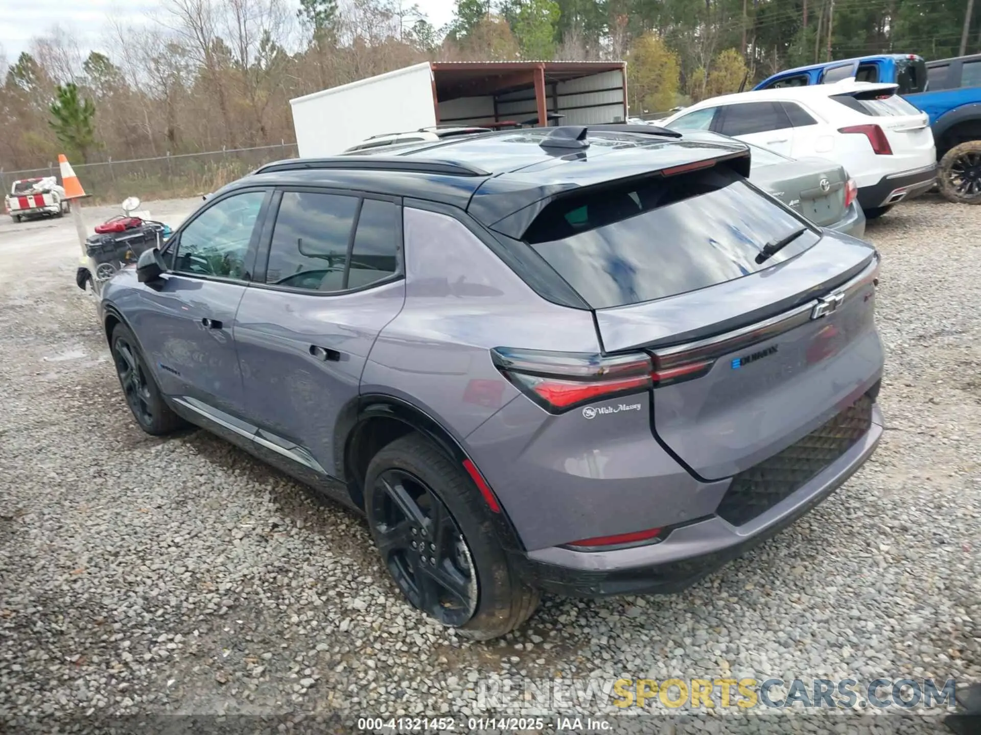 3 fotografías del automóvil dañado 3GN7DSRP0RS294950 CHEVROLET EQUINOX EV 2024