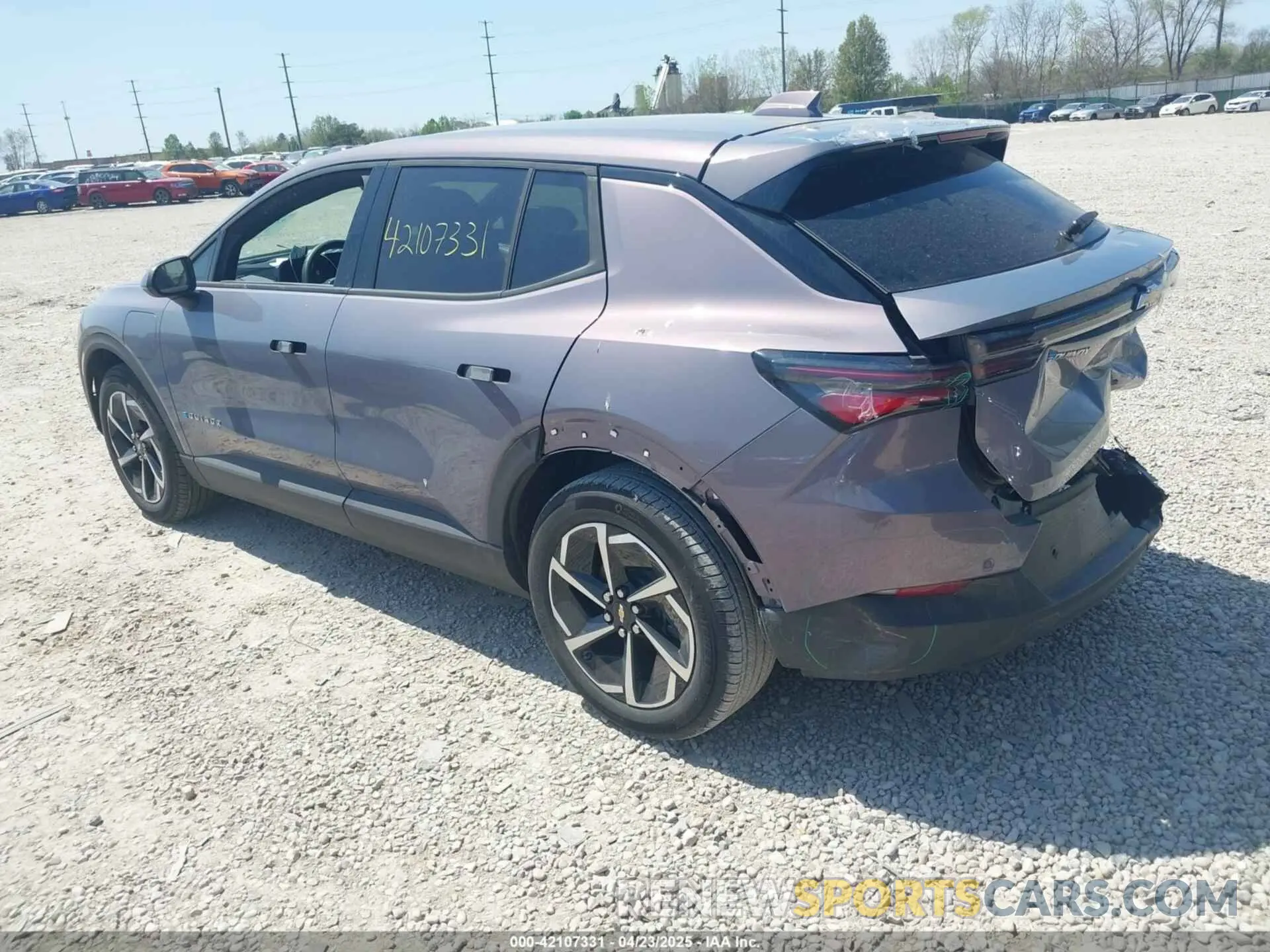 3 fotografías del automóvil dañado 3GN7DLRP2SS149016 CHEVROLET EQUINOX EV 2025