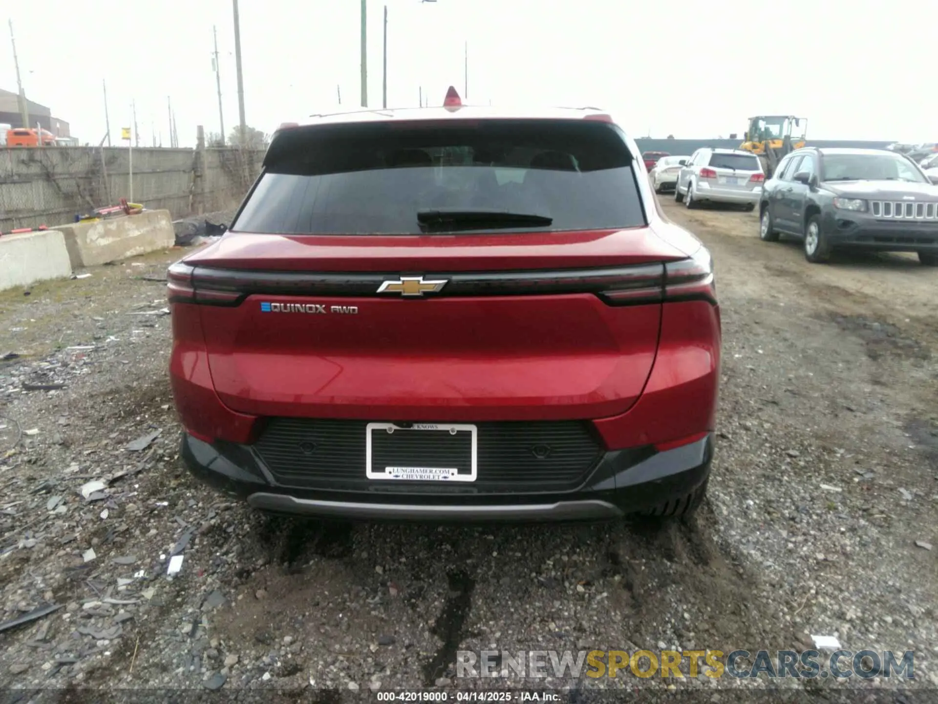16 fotografías del automóvil dañado 3GN7DLRR8SS156912 CHEVROLET EQUINOX EV 2025