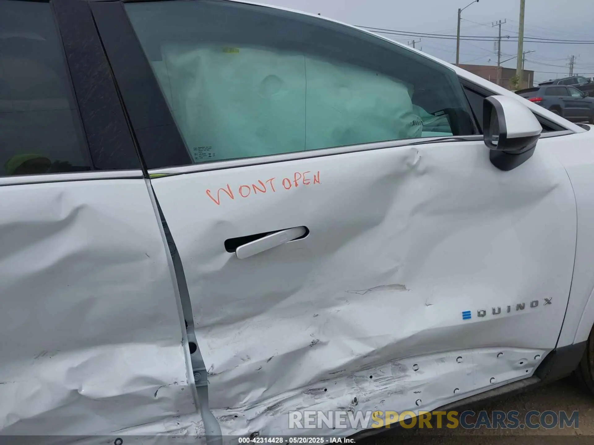 5 fotografías del automóvil dañado 3GN7DNRP5SS199243 CHEVROLET EQUINOX EV 2025