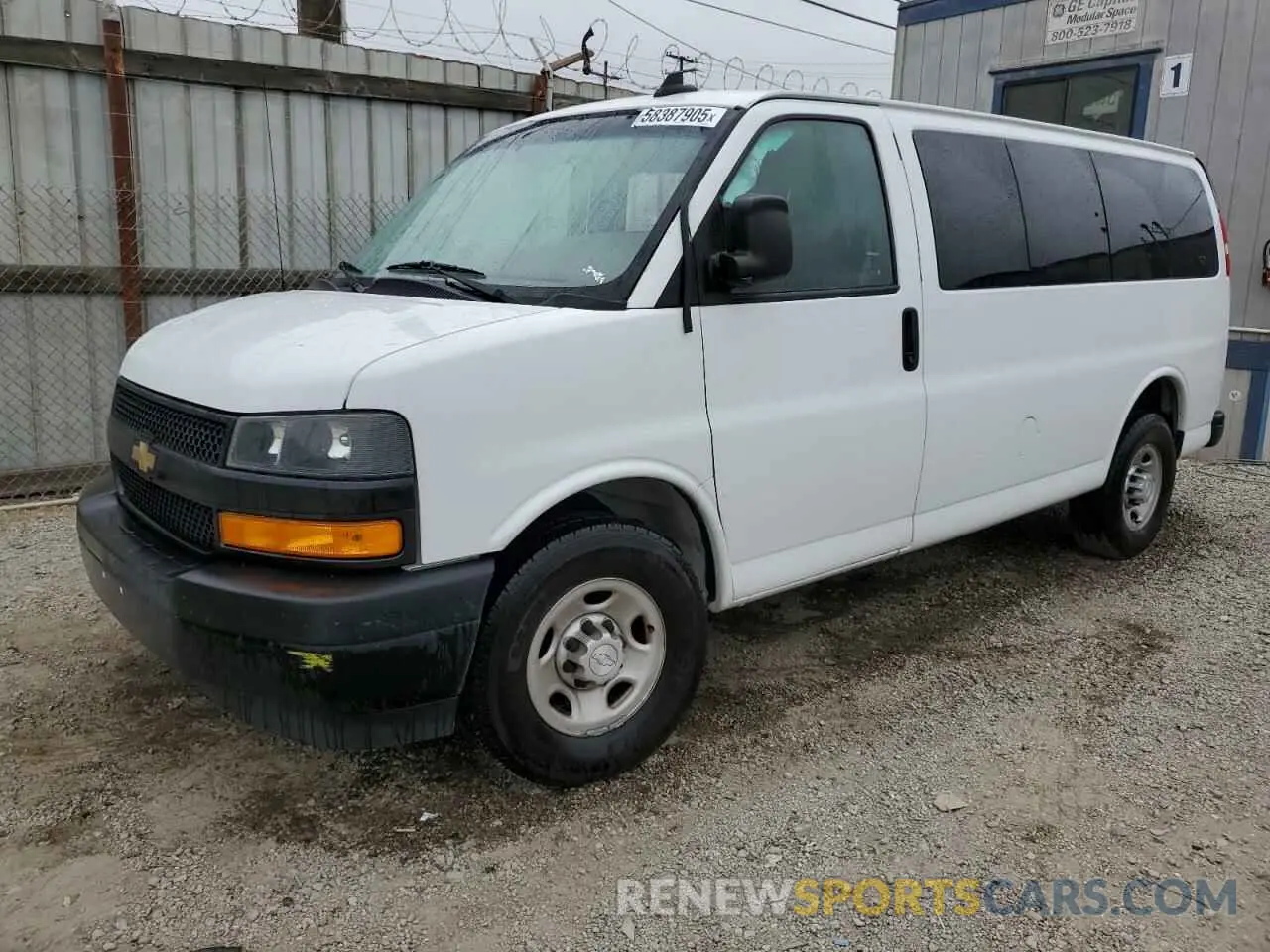 1 fotografías del automóvil dañado 1GAWGEFG1K1334129 CHEVROLET EXPRESS 2019