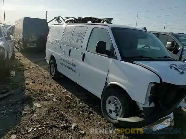 14 fotografías del automóvil dañado 1GCWGAFG8K1306649 CHEVROLET EXPRESS 2019