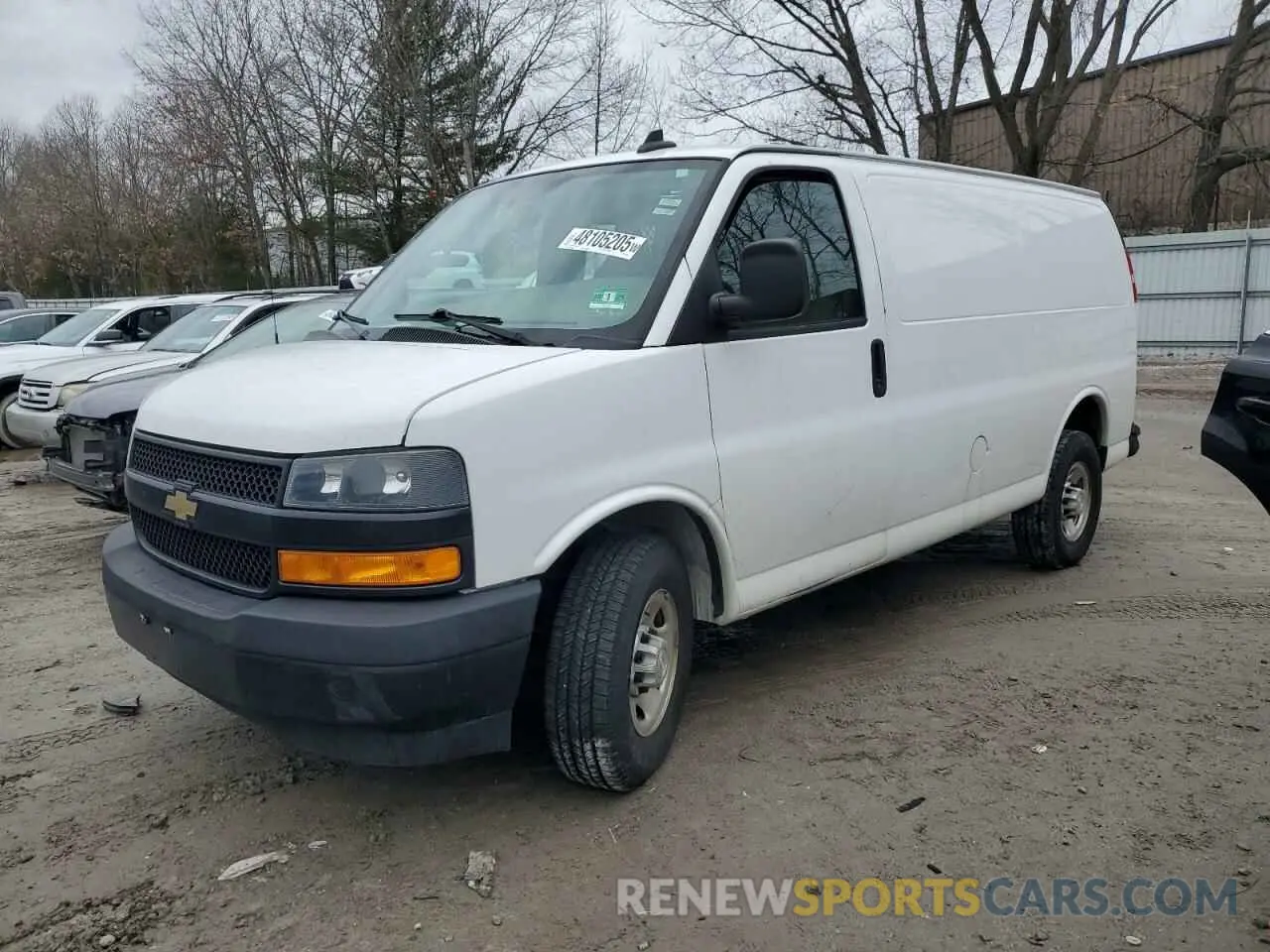 1 fotografías del automóvil dañado 1GCWGAFP7K1166738 CHEVROLET EXPRESS 2019