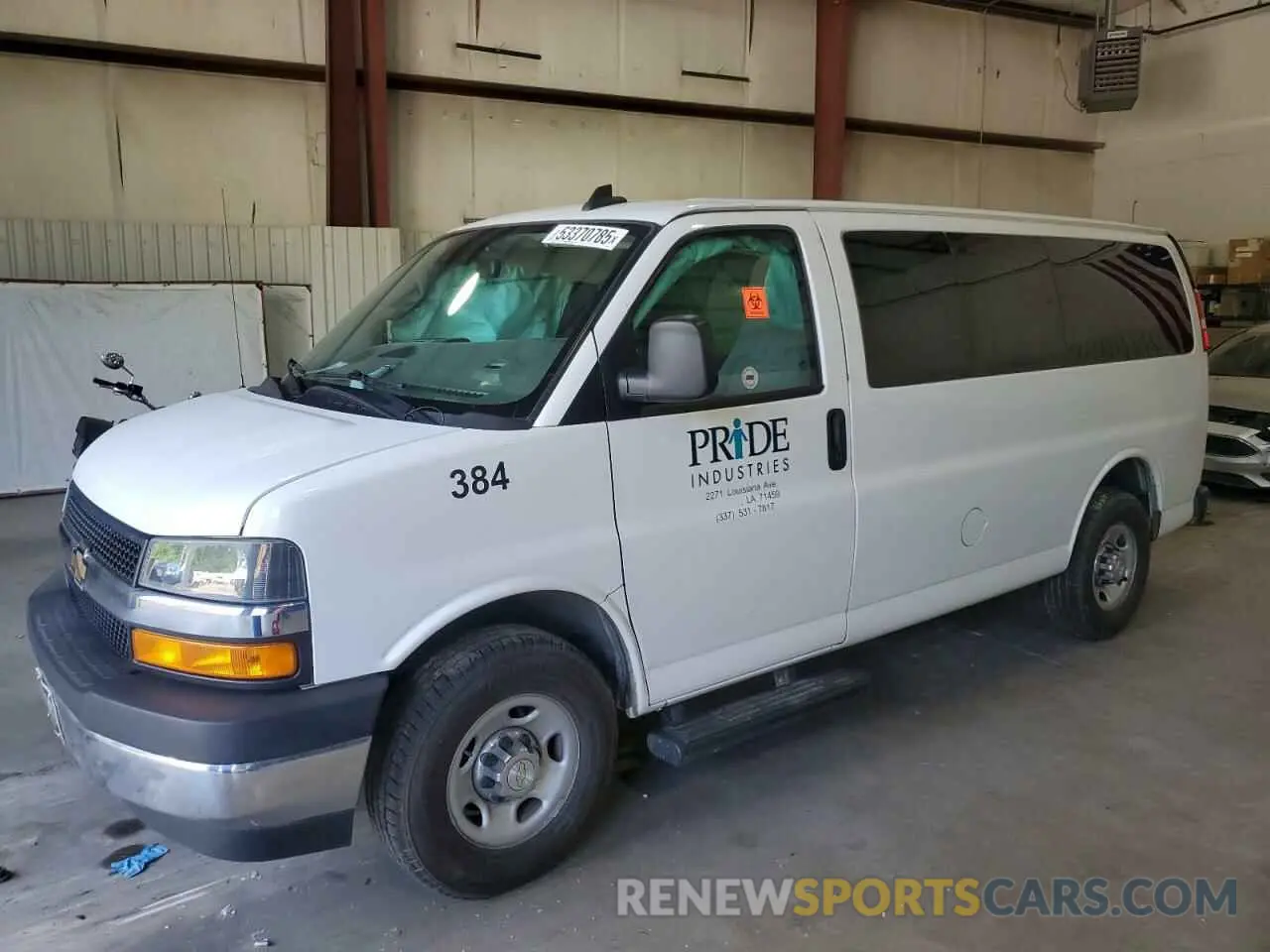 1 fotografías del automóvil dañado 1GAWGFFP0L1269040 CHEVROLET EXPRESS 2020