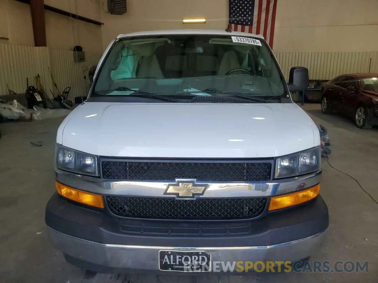 5 fotografías del automóvil dañado 1GAWGFFP0L1269040 CHEVROLET EXPRESS 2020