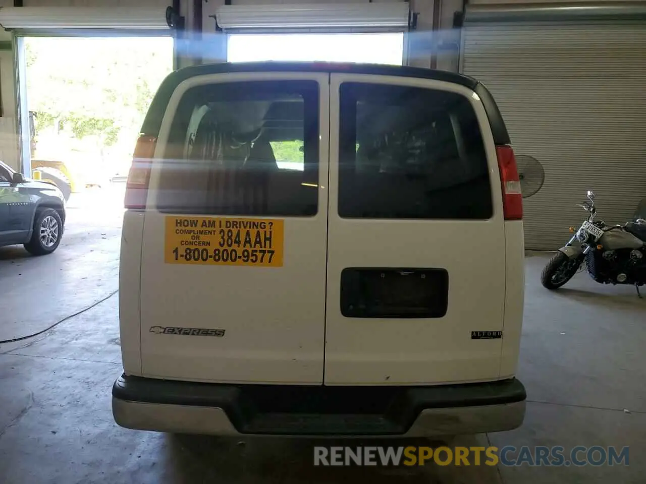 6 fotografías del automóvil dañado 1GAWGFFP0L1269040 CHEVROLET EXPRESS 2020