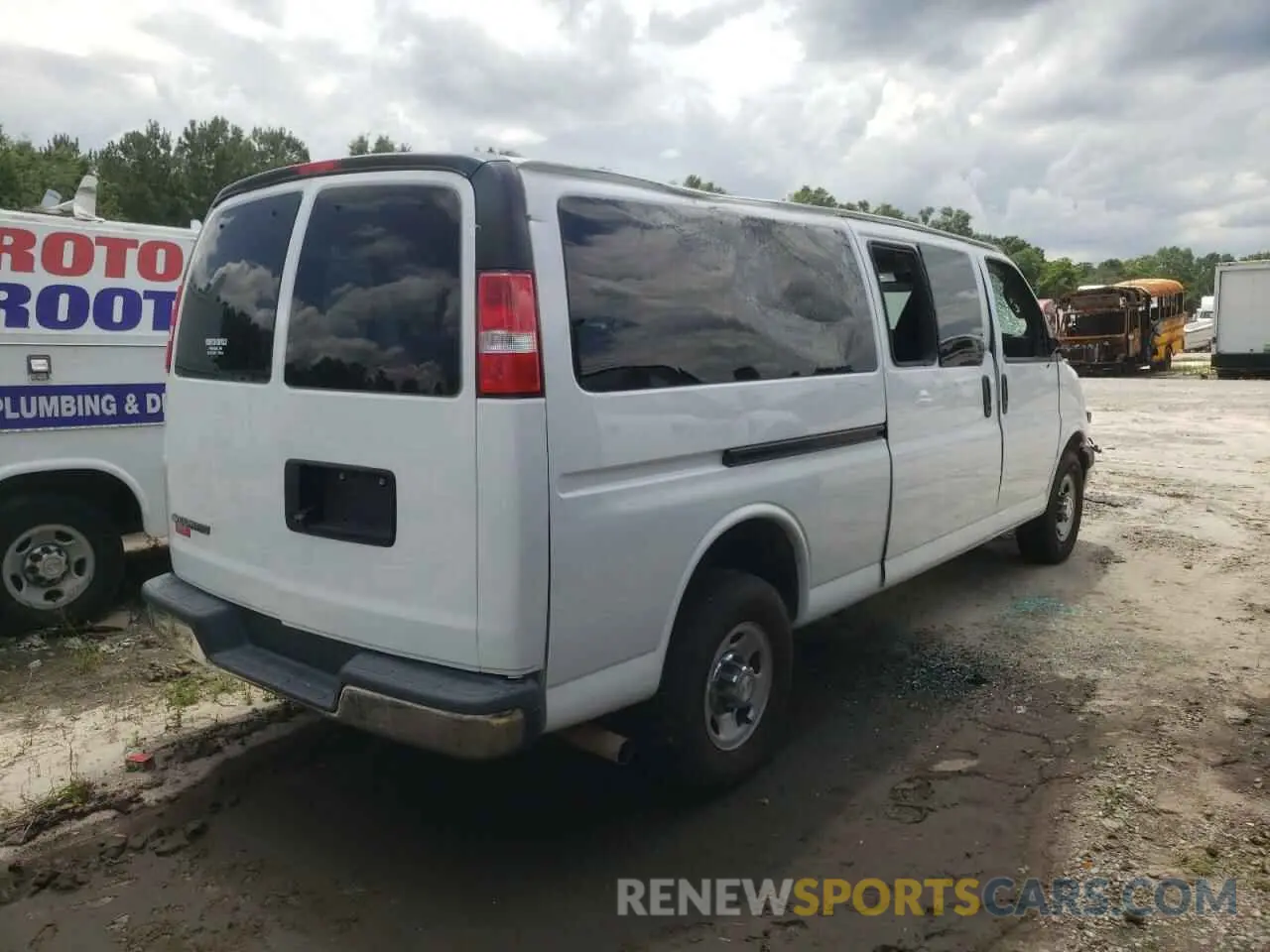 3 fotografías del automóvil dañado 1GAZGPFG7L1125732 CHEVROLET EXPRESS 2020