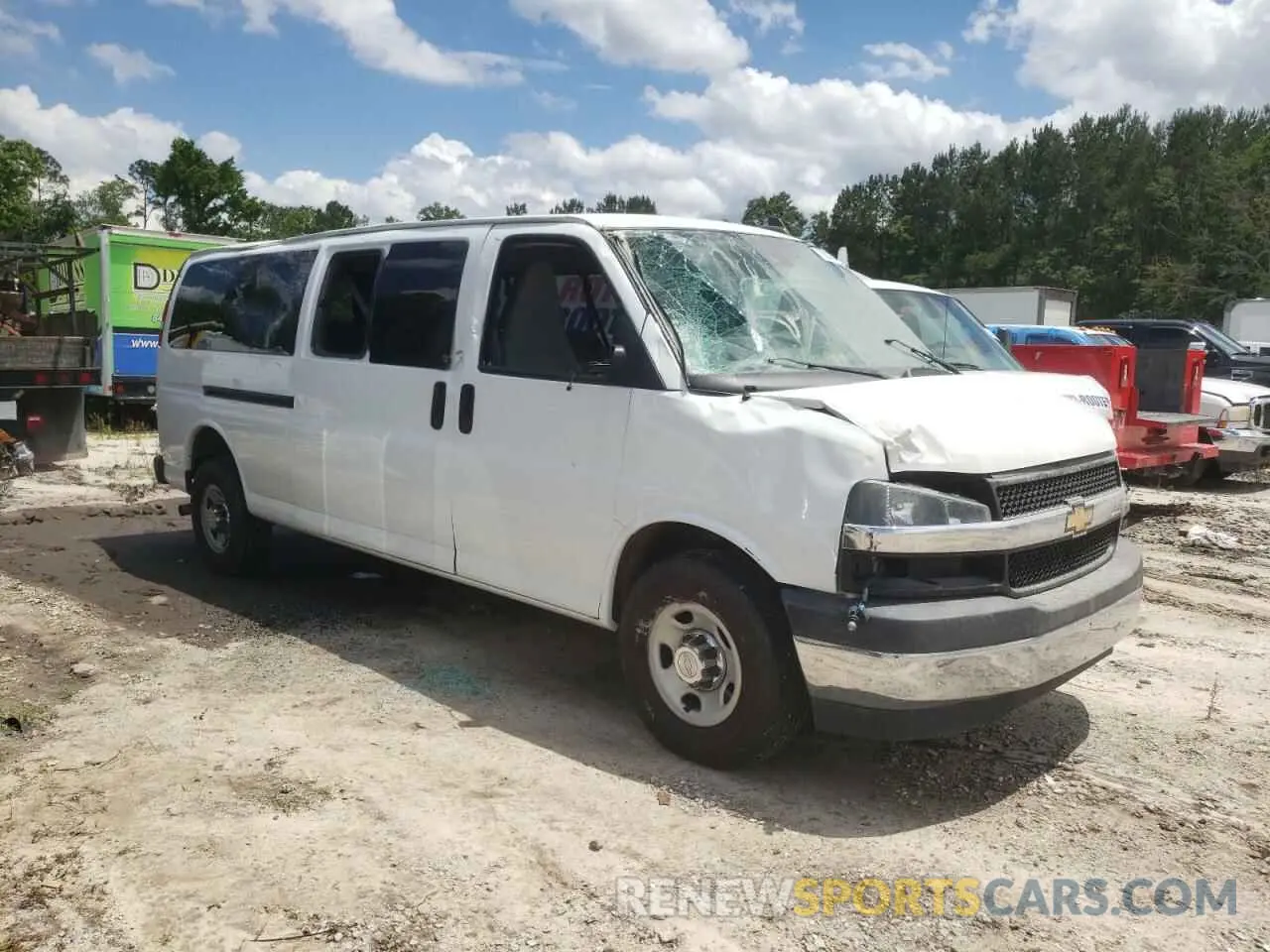 4 fotografías del automóvil dañado 1GAZGPFG7L1125732 CHEVROLET EXPRESS 2020