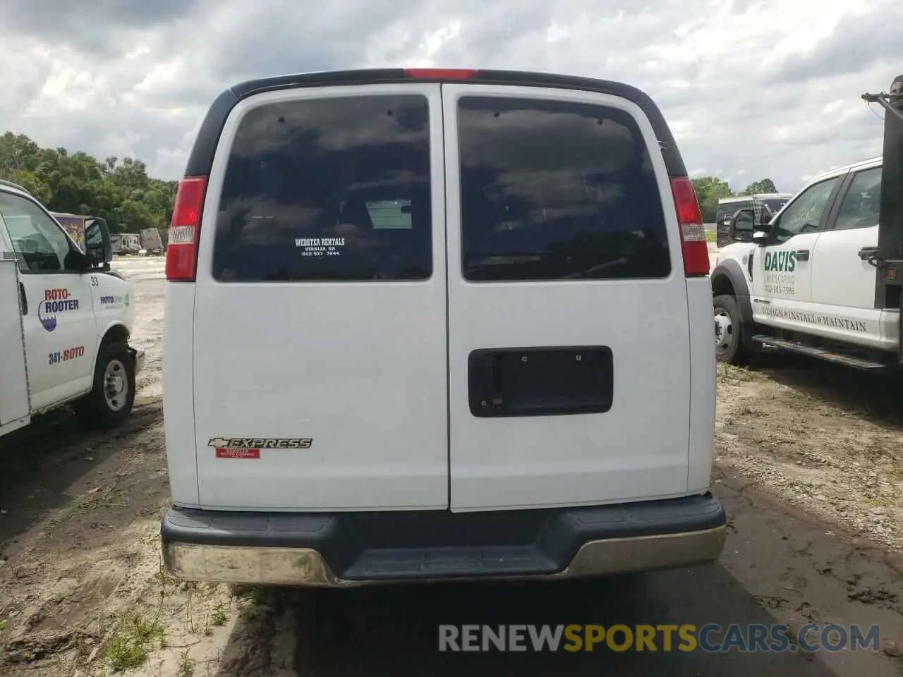 6 fotografías del automóvil dañado 1GAZGPFG7L1125732 CHEVROLET EXPRESS 2020