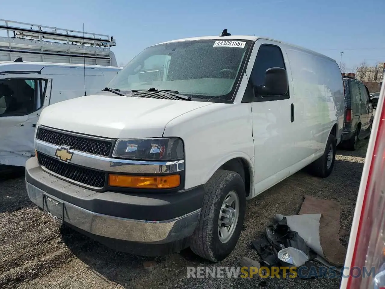1 fotografías del automóvil dañado 1GCWGAFG0L1181244 CHEVROLET EXPRESS 2020