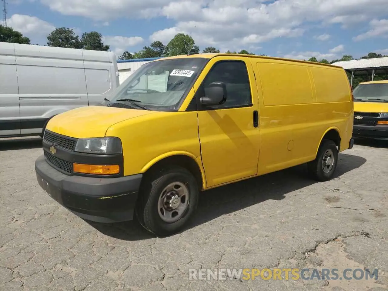 1 fotografías del automóvil dañado 1GCWGAFP8L1225183 CHEVROLET EXPRESS 2020