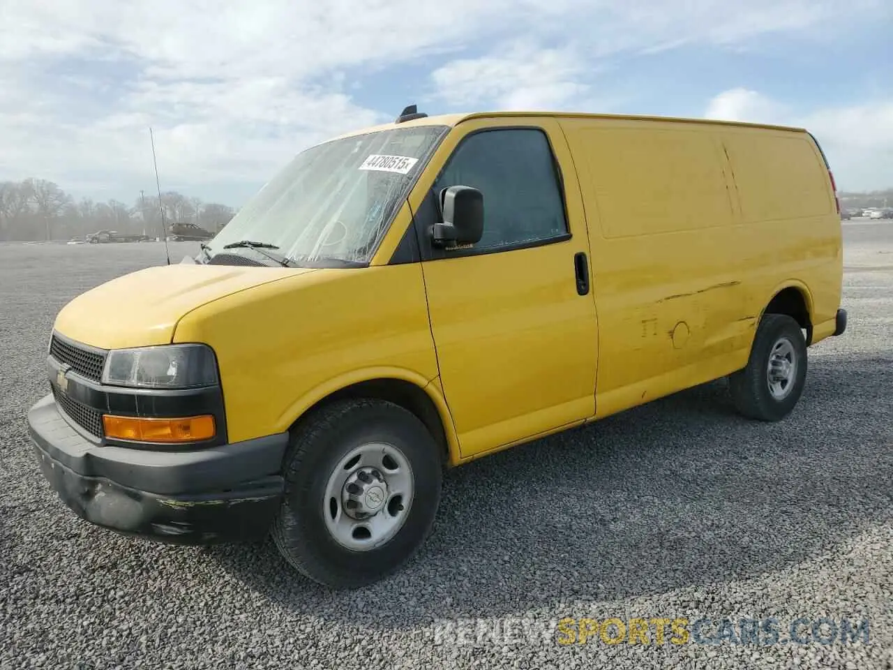 1 fotografías del automóvil dañado 1GCWGAFPXL1226464 CHEVROLET EXPRESS 2020