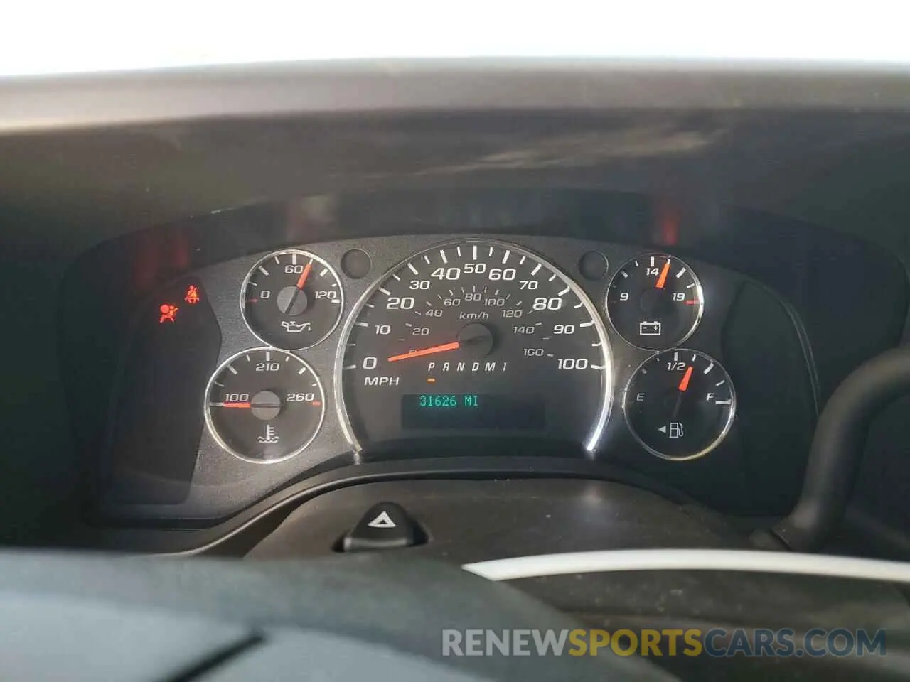 9 fotografías del automóvil dañado 1GAZGNFP2N1283743 CHEVROLET EXPRESS 2022