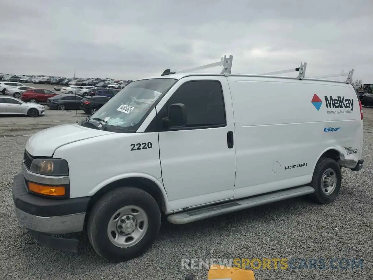 1 fotografías del automóvil dañado 1GCWGAFP0N1177570 CHEVROLET EXPRESS 2022