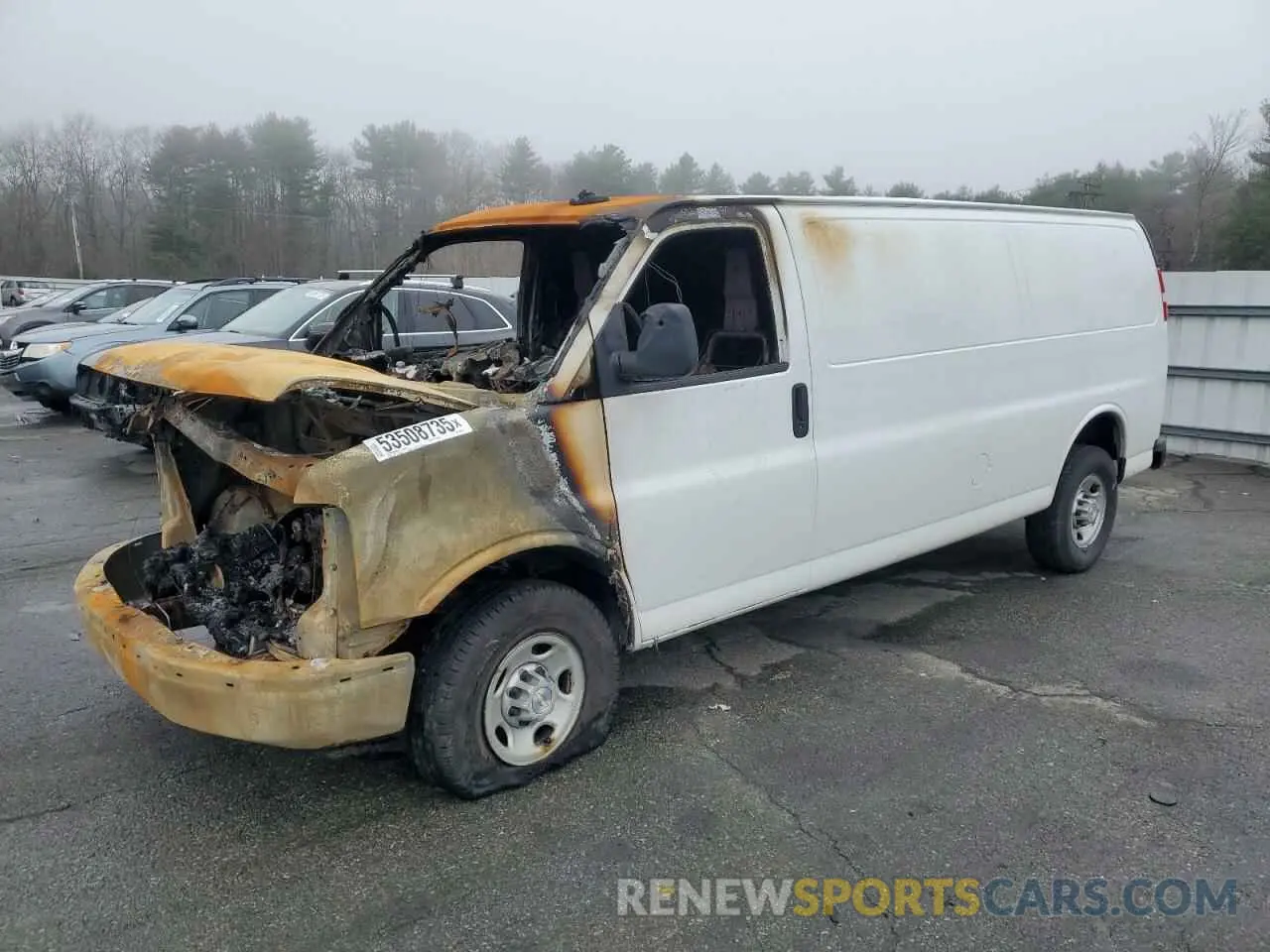1 fotografías del automóvil dañado 1GCWGBF78N1283769 CHEVROLET EXPRESS 2022