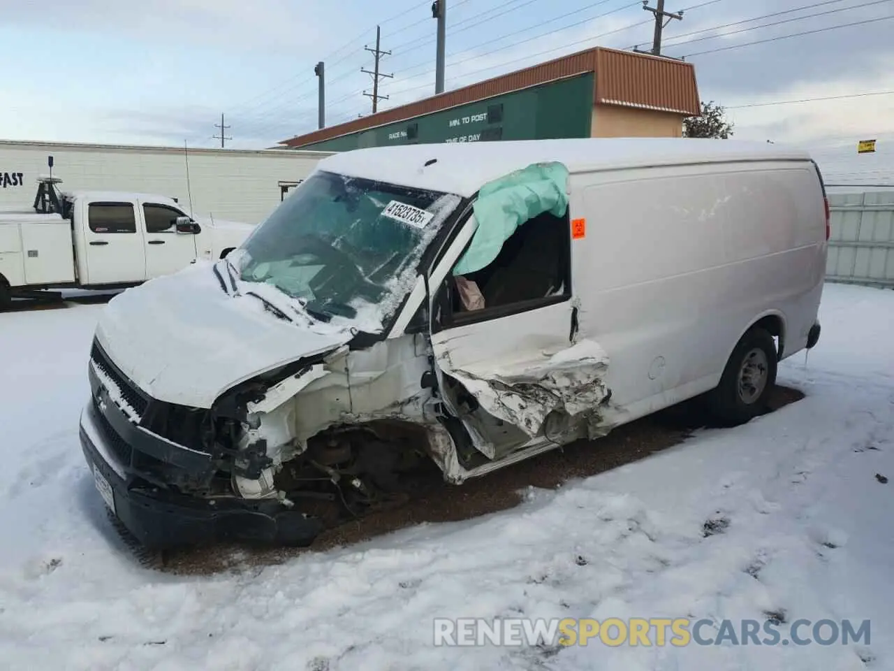 1 fotografías del automóvil dañado 1GCWGAFP5P1167426 CHEVROLET EXPRESS 2023