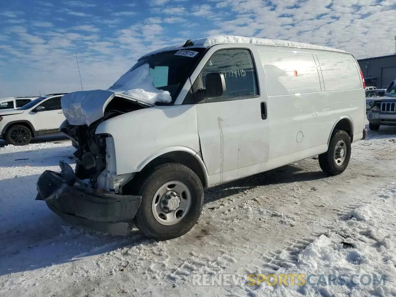 1 fotografías del automóvil dañado 1GCWGAFP5P1180905 CHEVROLET EXPRESS 2023
