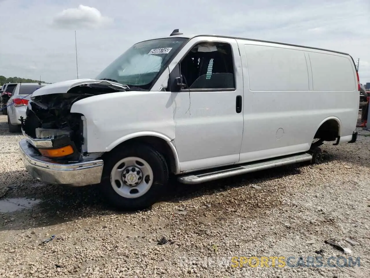 1 fotografías del automóvil dañado 1GCWGAFPXP1197666 CHEVROLET EXPRESS 2023