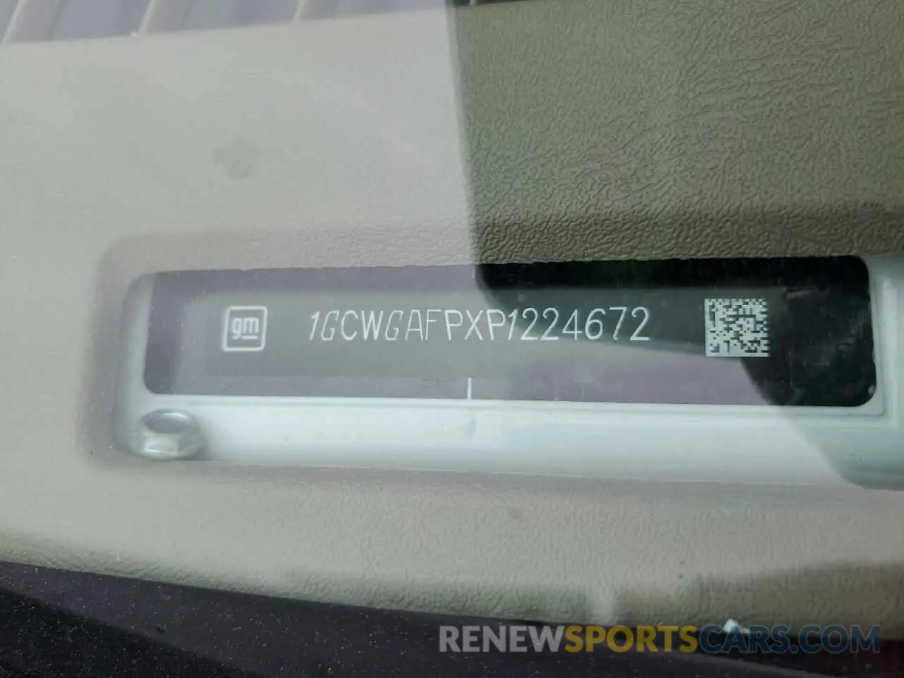 12 fotografías del automóvil dañado 1GCWGAFPXP1224672 CHEVROLET EXPRESS 2023