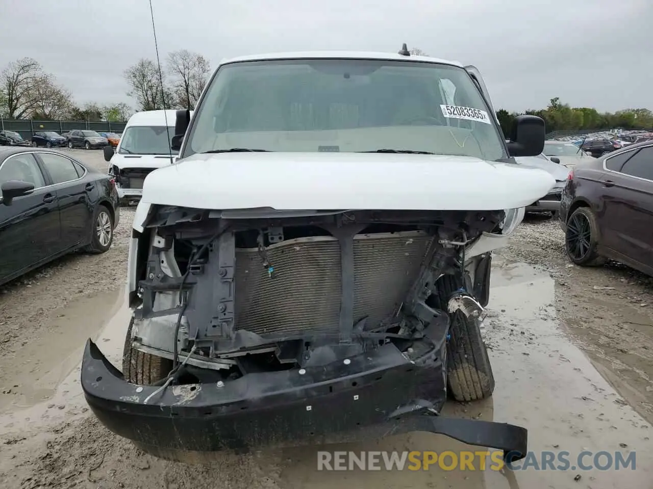 5 fotografías del automóvil dañado 1GCWGAFPXP1224672 CHEVROLET EXPRESS 2023