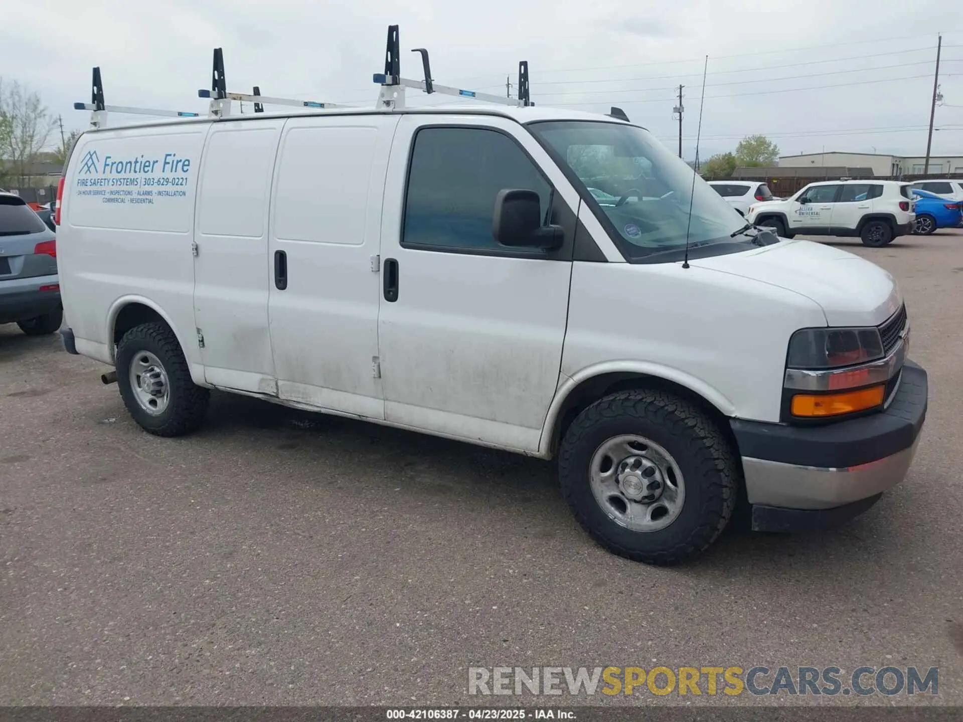 1 fotografías del automóvil dañado 1GCWGAFG5K1255806 CHEVROLET EXPRESS 2500 2019