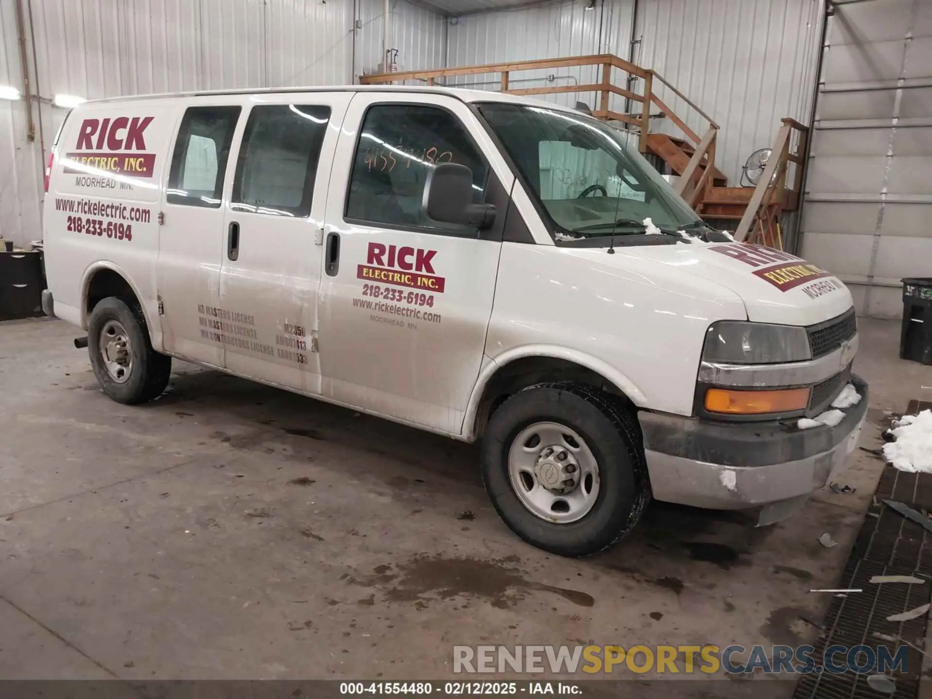 1 fotografías del automóvil dañado 1GCWGAFG5K1321545 CHEVROLET EXPRESS 2500 2019