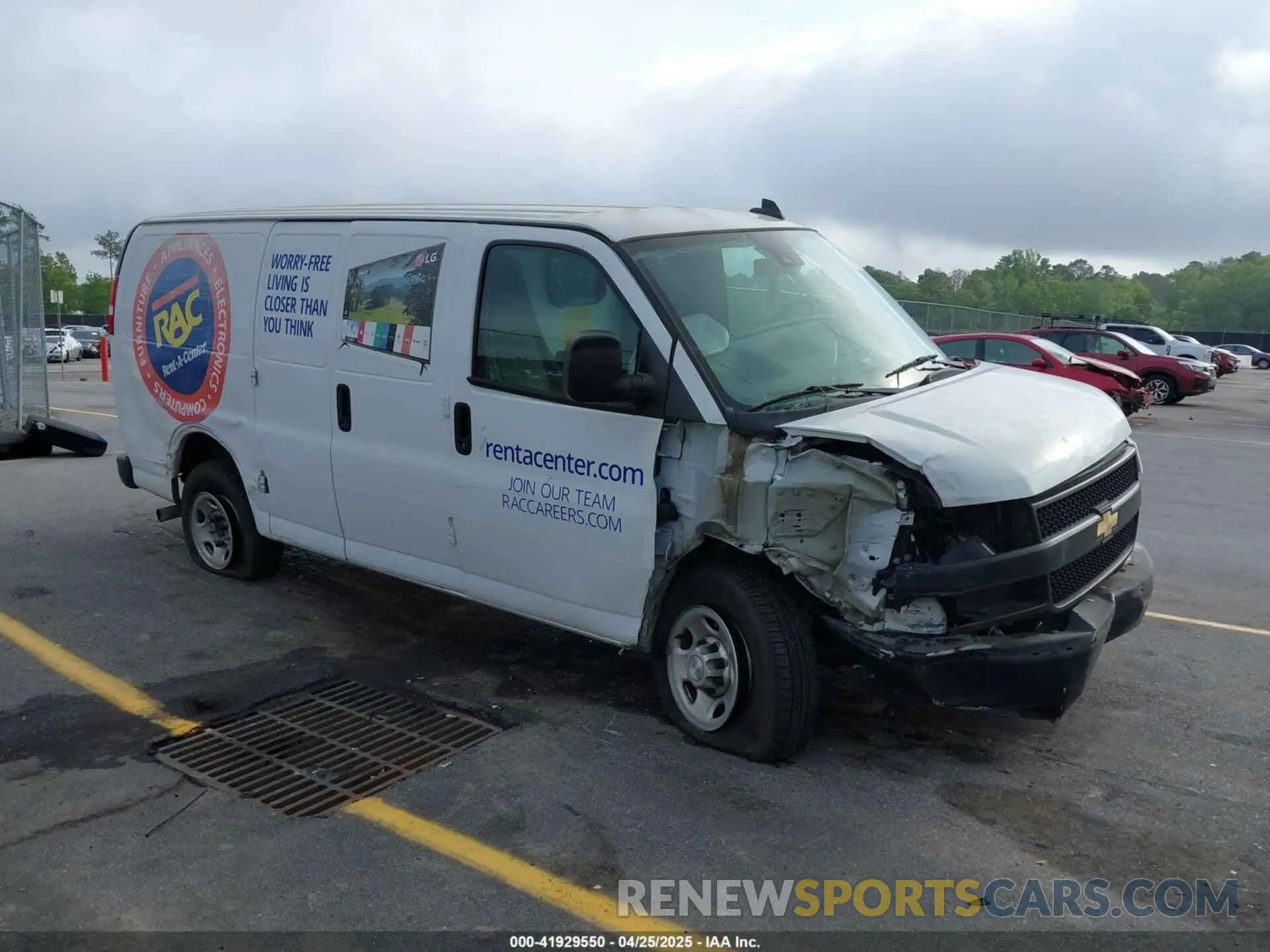 1 fotografías del automóvil dañado 1GCWGAFP7K1370861 CHEVROLET EXPRESS 2500 2019