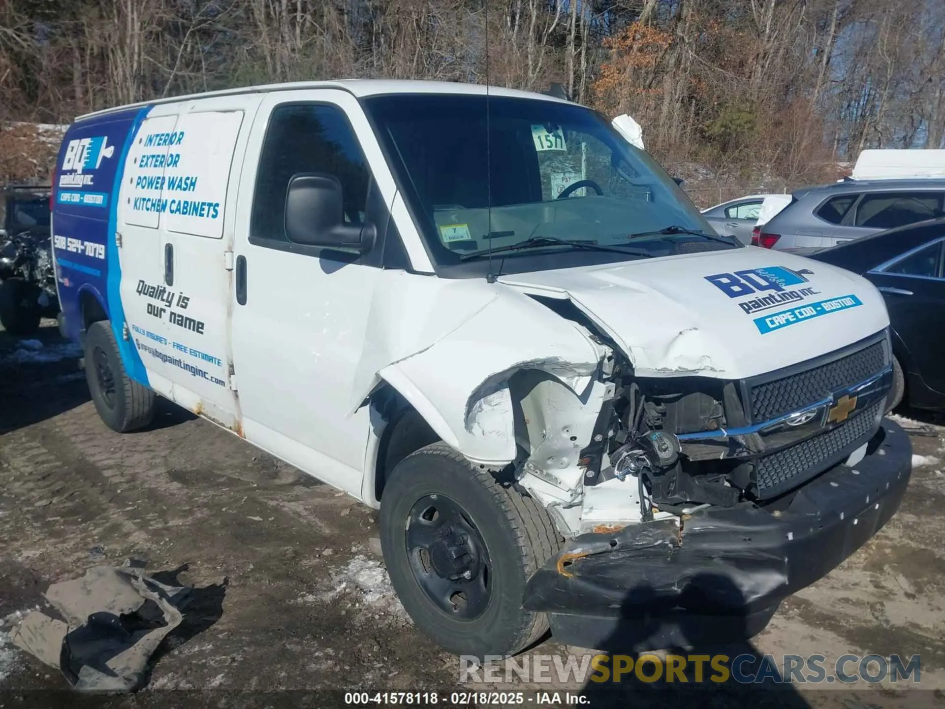 1 fotografías del automóvil dañado 1GCWGAFP9K1251869 CHEVROLET EXPRESS 2500 2019