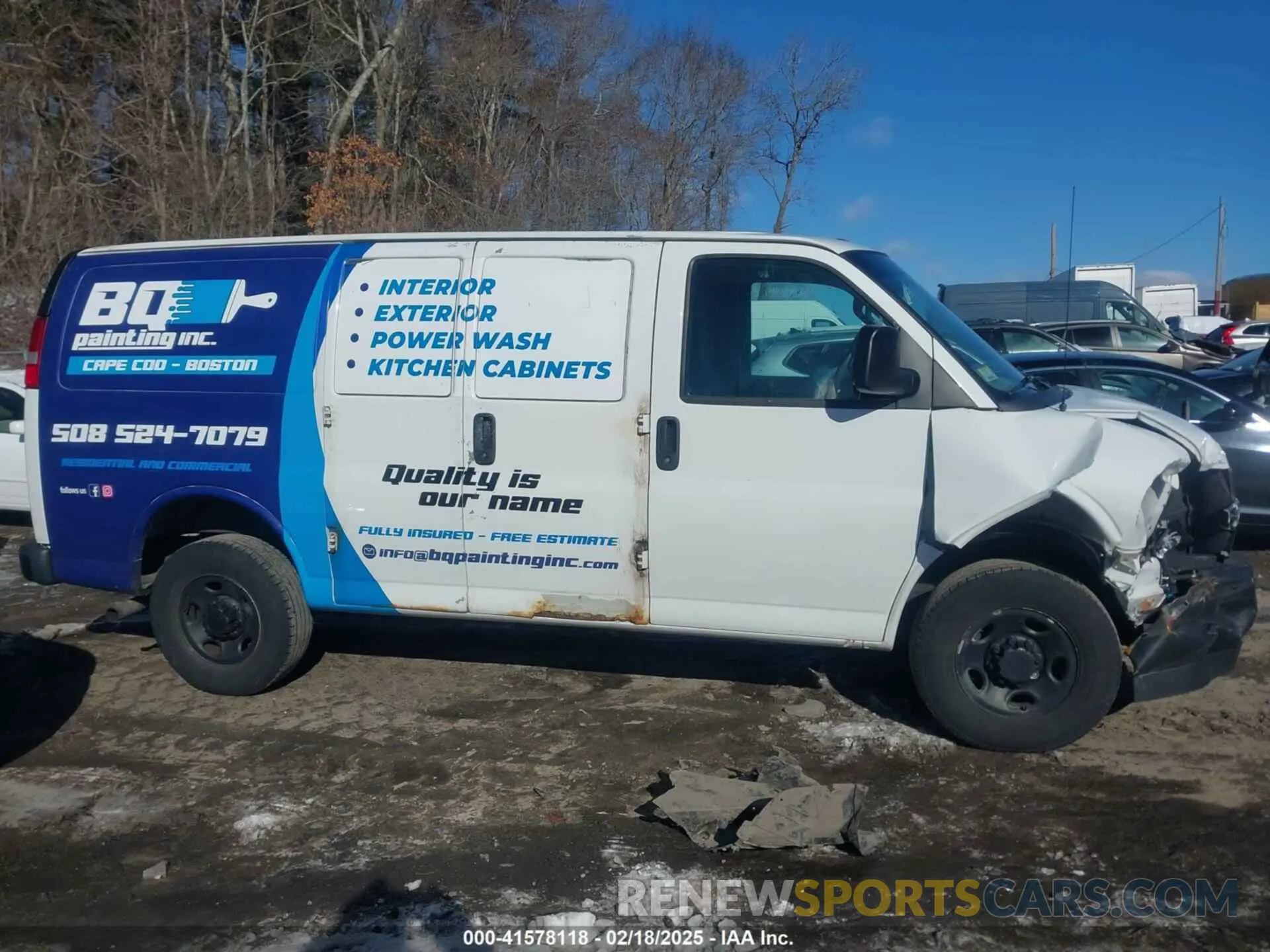 13 fotografías del automóvil dañado 1GCWGAFP9K1251869 CHEVROLET EXPRESS 2500 2019