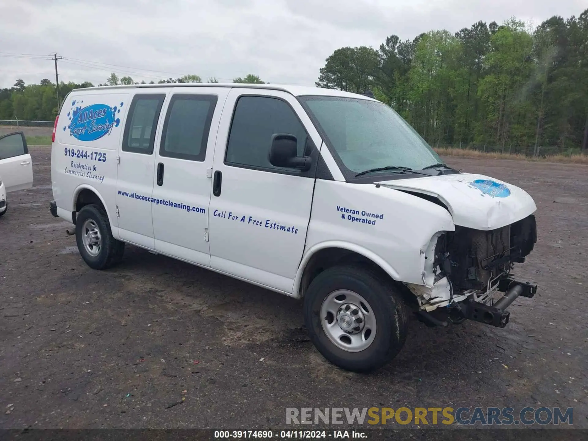 1 fotografías del automóvil dañado 1GCWGAFG5L1212519 CHEVROLET EXPRESS CARGO 2020