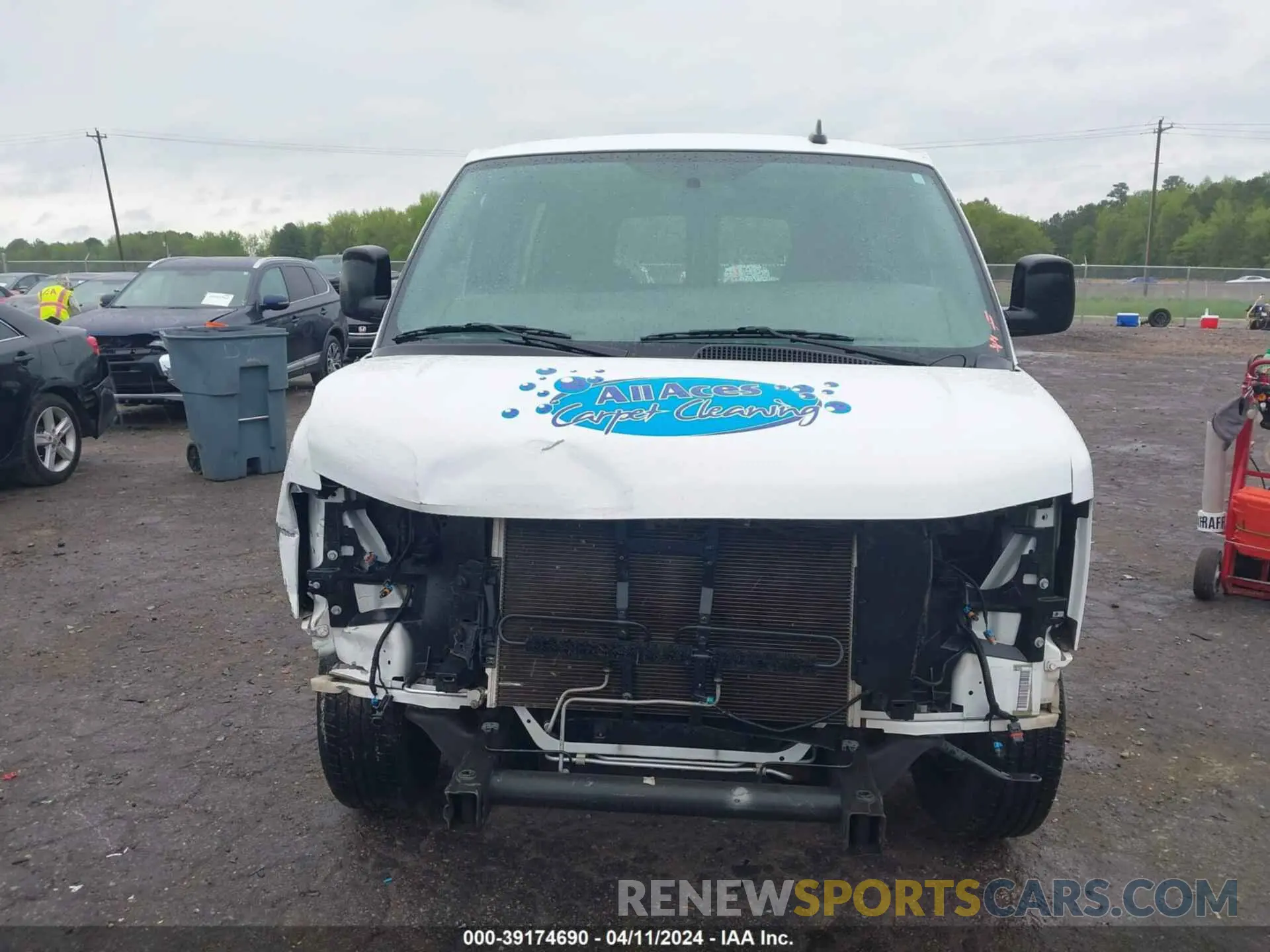 13 fotografías del automóvil dañado 1GCWGAFG5L1212519 CHEVROLET EXPRESS CARGO 2020