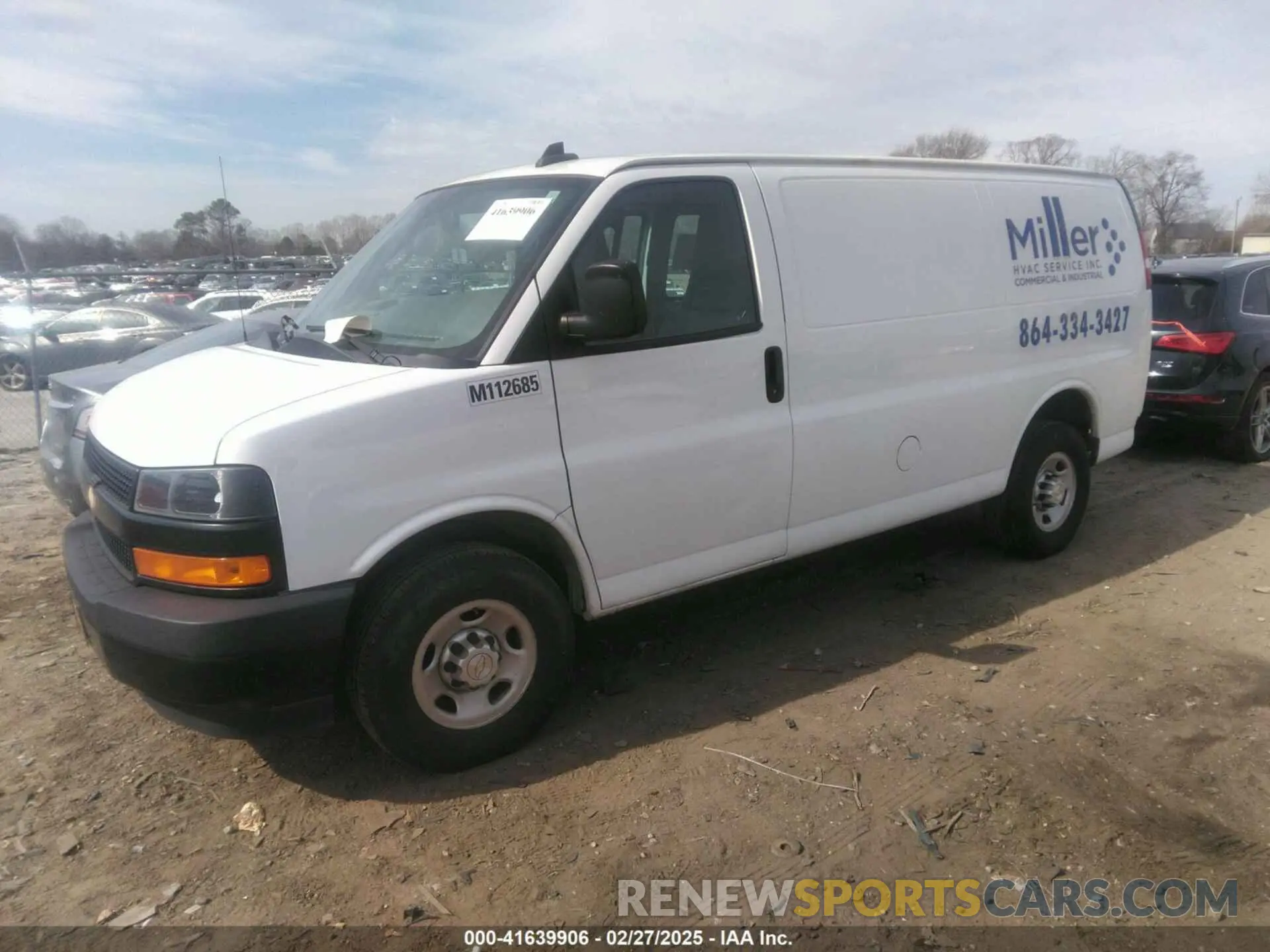2 fotografías del automóvil dañado 1GCWGAFG7L1263293 CHEVROLET EXPRESS CARGO 2020