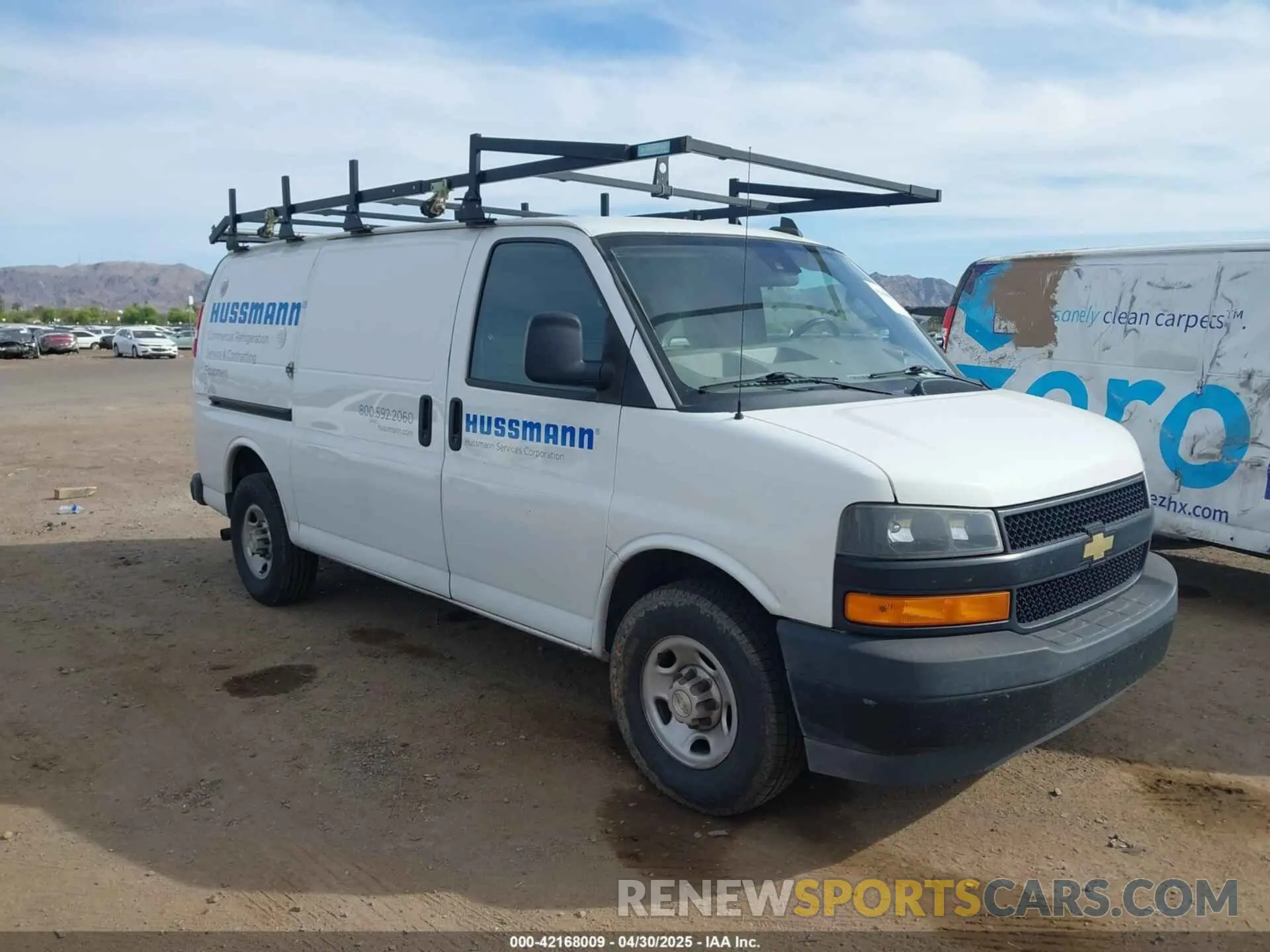 1 fotografías del automóvil dañado 1GCWGAFGXL1275695 CHEVROLET EXPRESS CARGO 2020