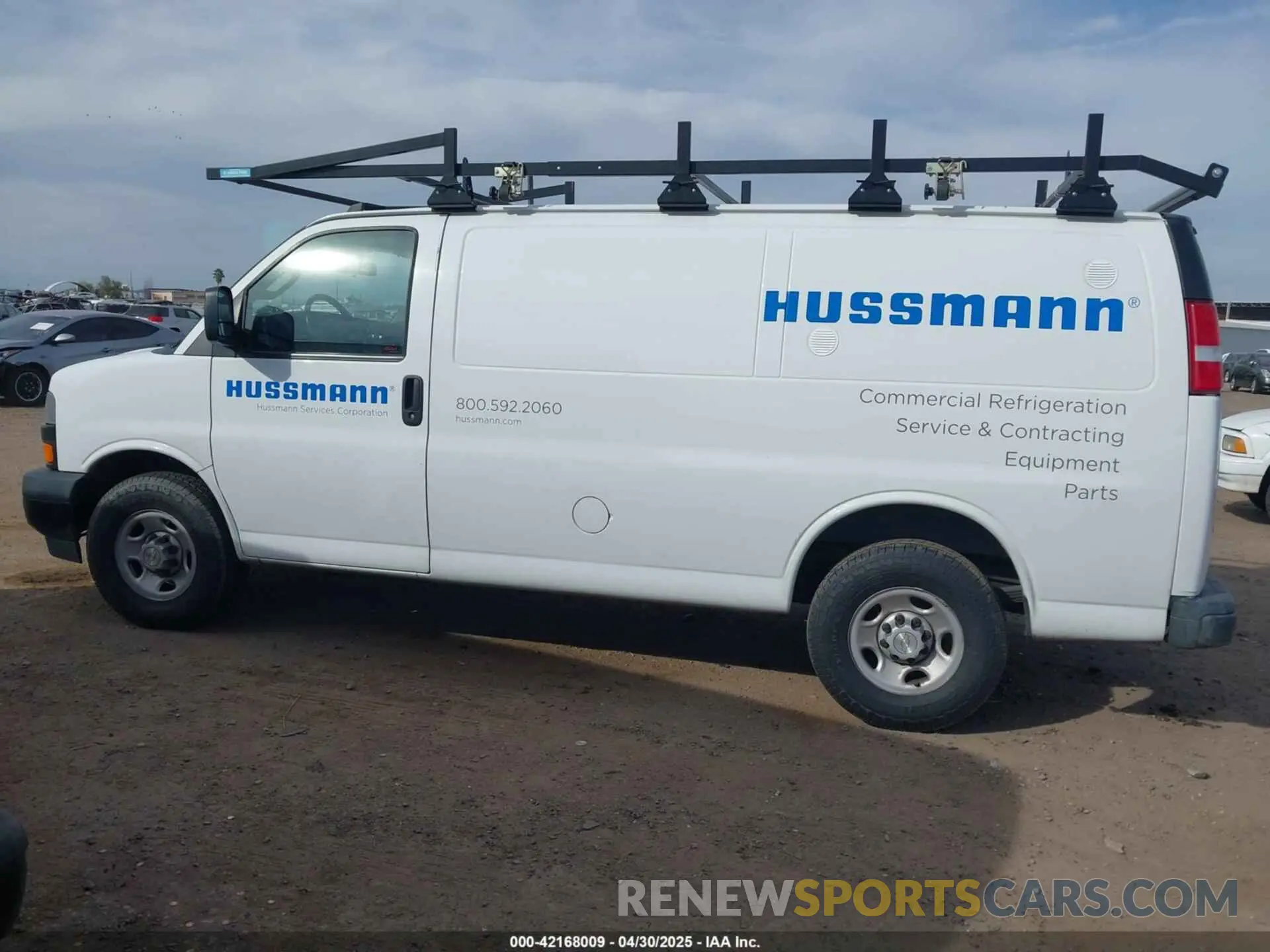 14 fotografías del automóvil dañado 1GCWGAFGXL1275695 CHEVROLET EXPRESS CARGO 2020