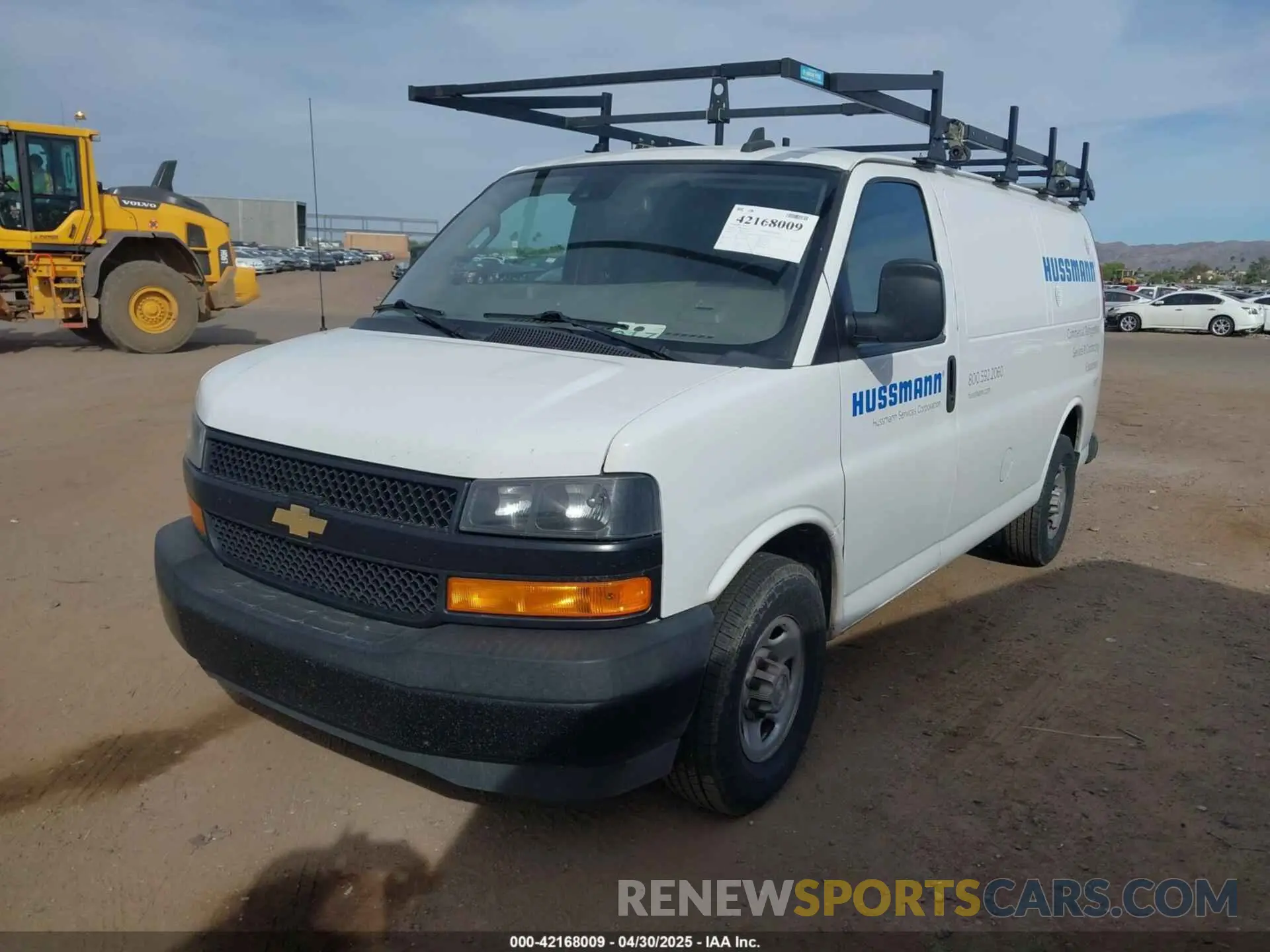 2 fotografías del automóvil dañado 1GCWGAFGXL1275695 CHEVROLET EXPRESS CARGO 2020
