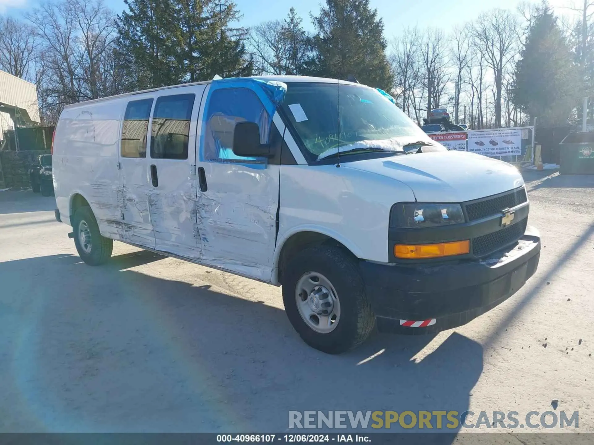 1 fotografías del automóvil dañado 1GCWGBFG4L1155123 CHEVROLET EXPRESS CARGO 2020
