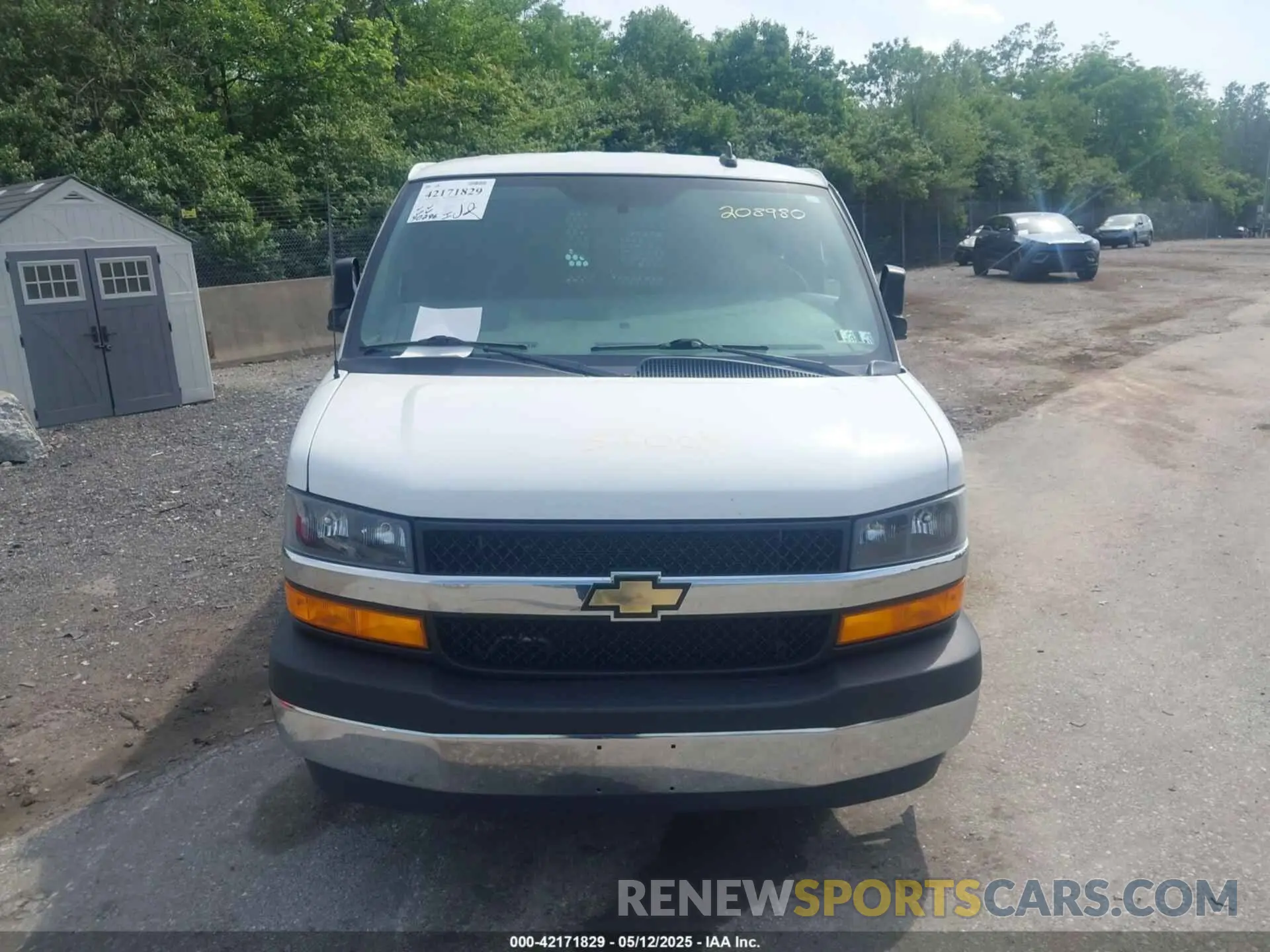 12 fotografías del automóvil dañado 1GCWGAF72M1208980 CHEVROLET EXPRESS CARGO 2021