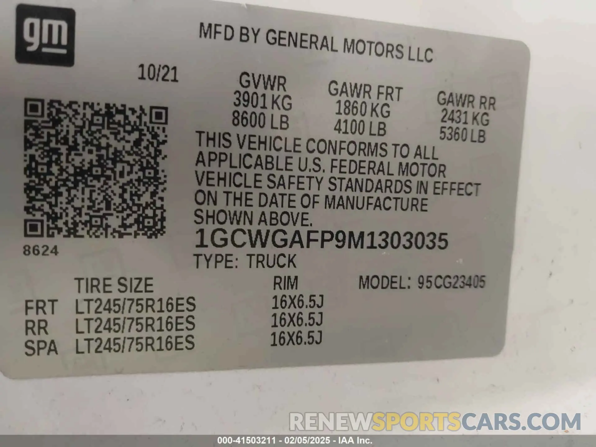 9 fotografías del automóvil dañado 1GCWGAFP9M1303035 CHEVROLET EXPRESS CARGO 2021