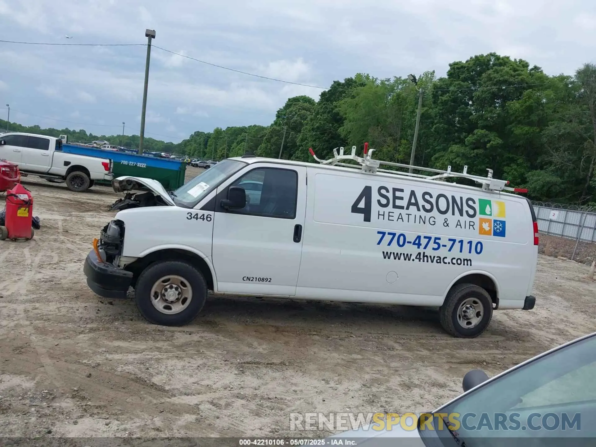 15 fotografías del automóvil dañado 1GCWGBFP3M1159701 CHEVROLET EXPRESS CARGO 2021