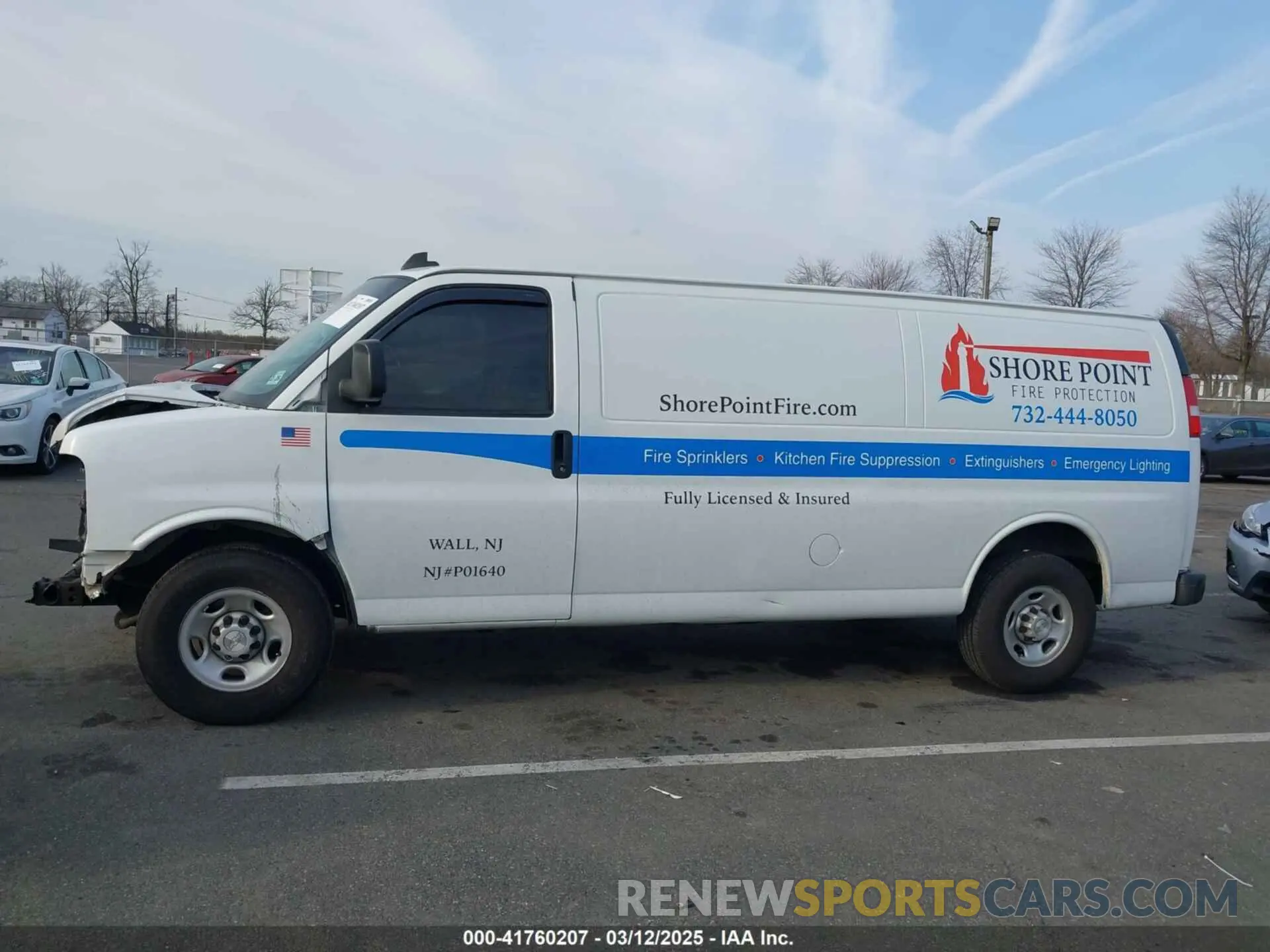 14 fotografías del automóvil dañado 1GCWGBFP4M1208968 CHEVROLET EXPRESS CARGO 2021