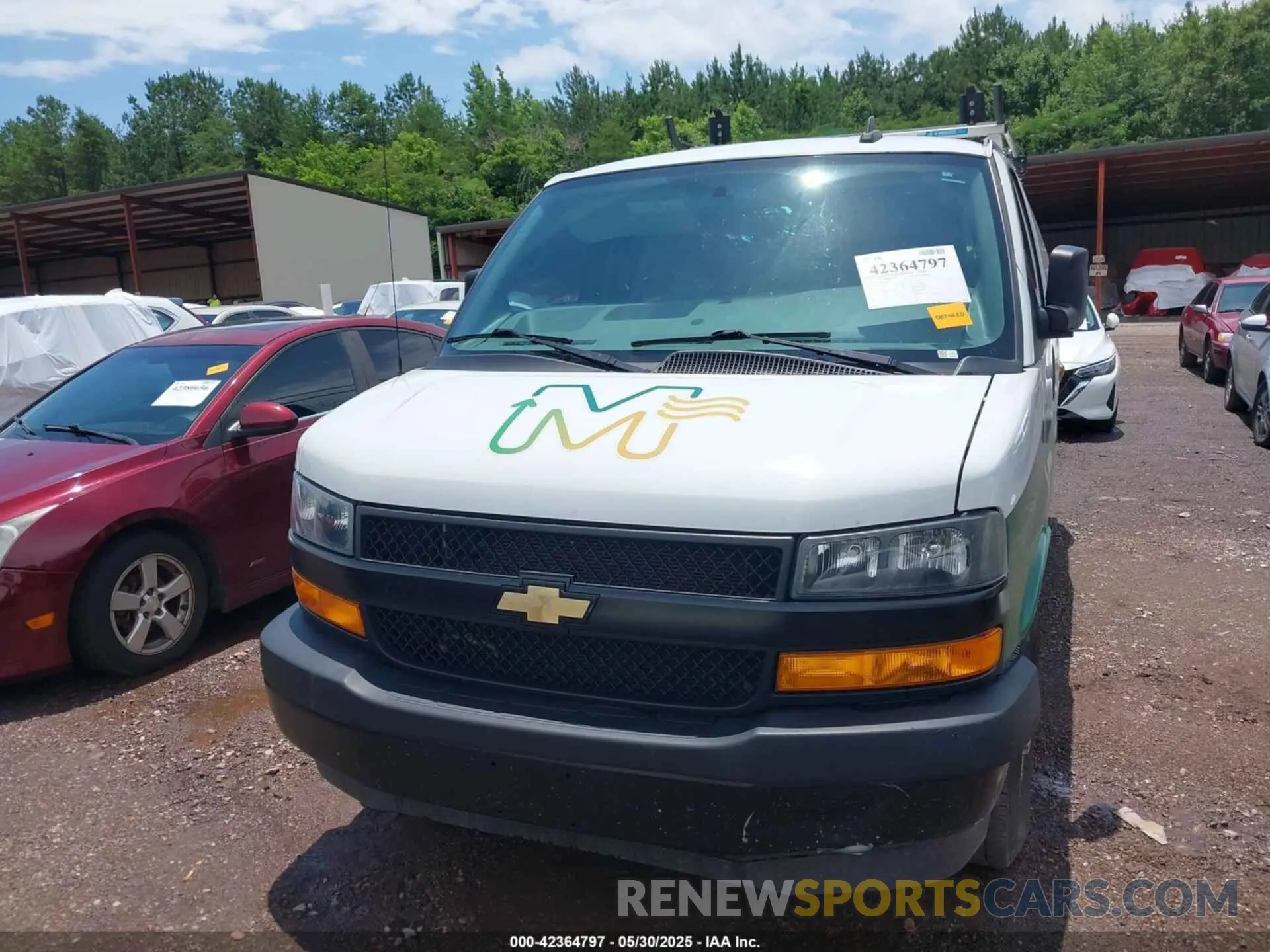 12 fotografías del automóvil dañado 1GCWGAF76P1171923 CHEVROLET EXPRESS CARGO 2023