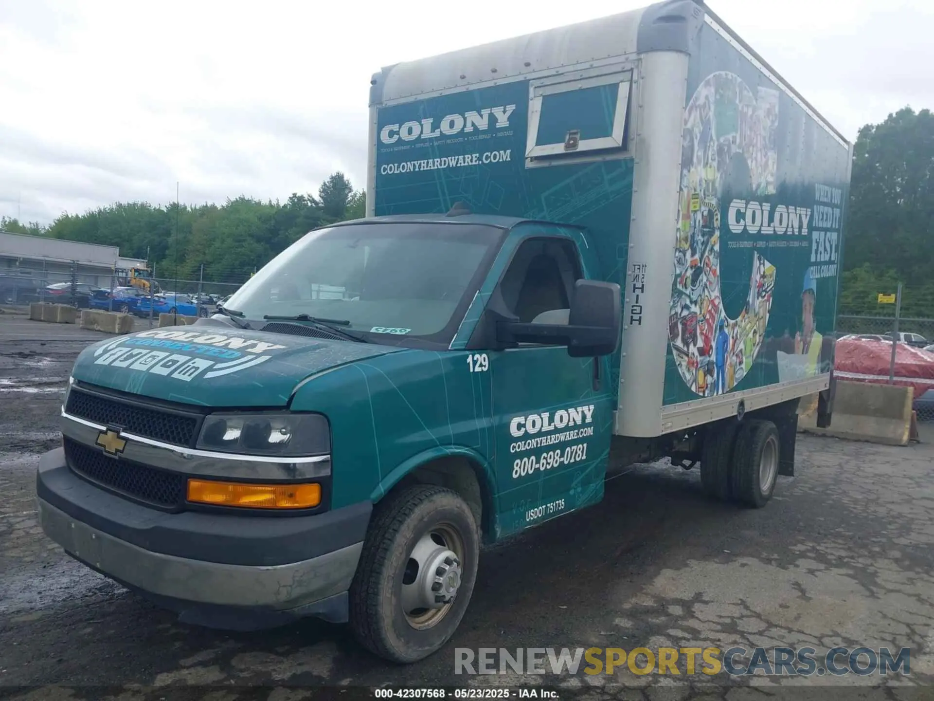 2 fotografías del automóvil dañado 1HA6GUCGXKN011241 CHEVROLET EXPRESS CUTAWAY 4500 2019